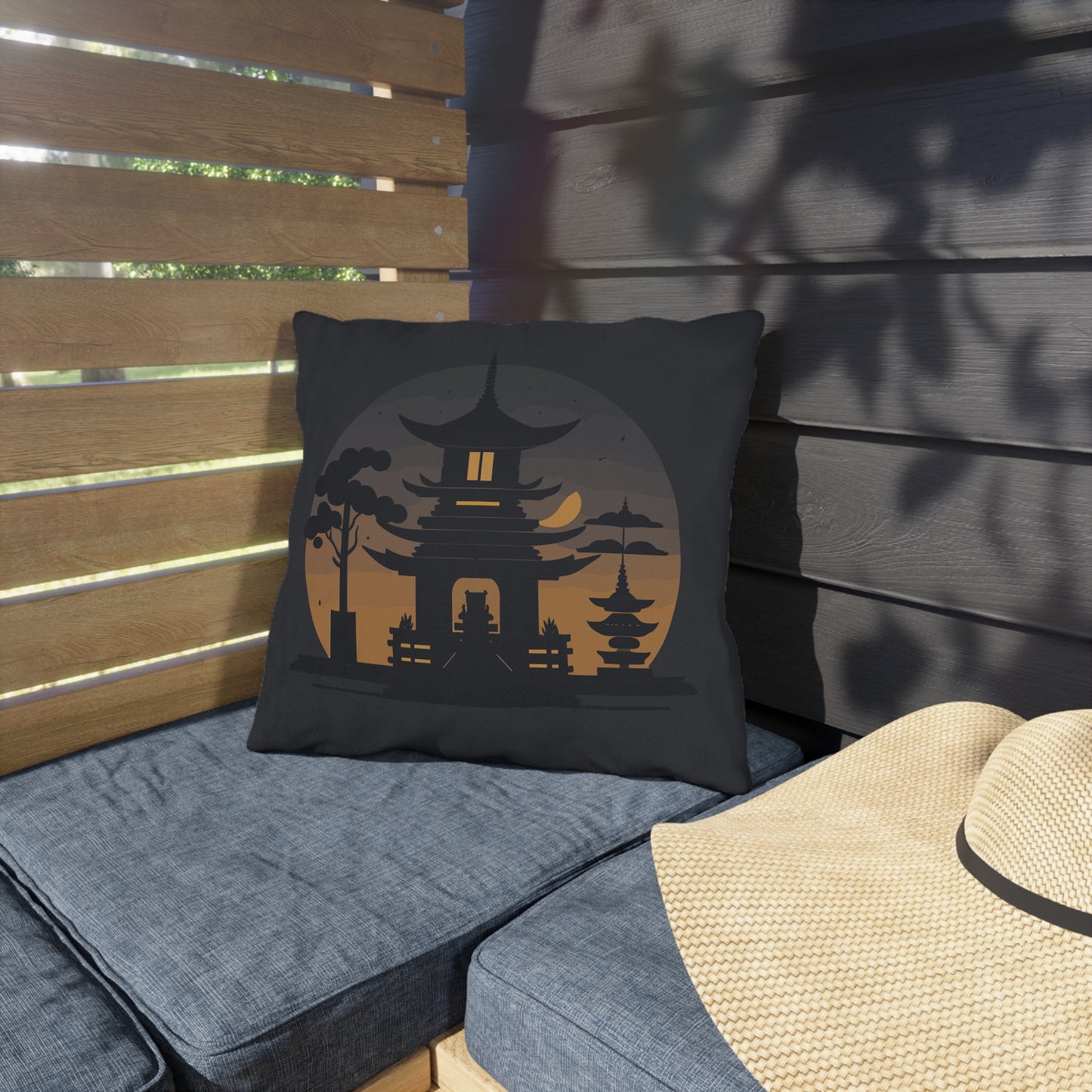 “Tibetan Light” Outdoor Pillow | Stillness in the Open Air