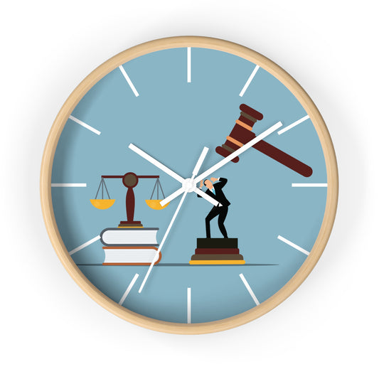 “Final Judgment” Wall Clock | The Art of Time and Justice