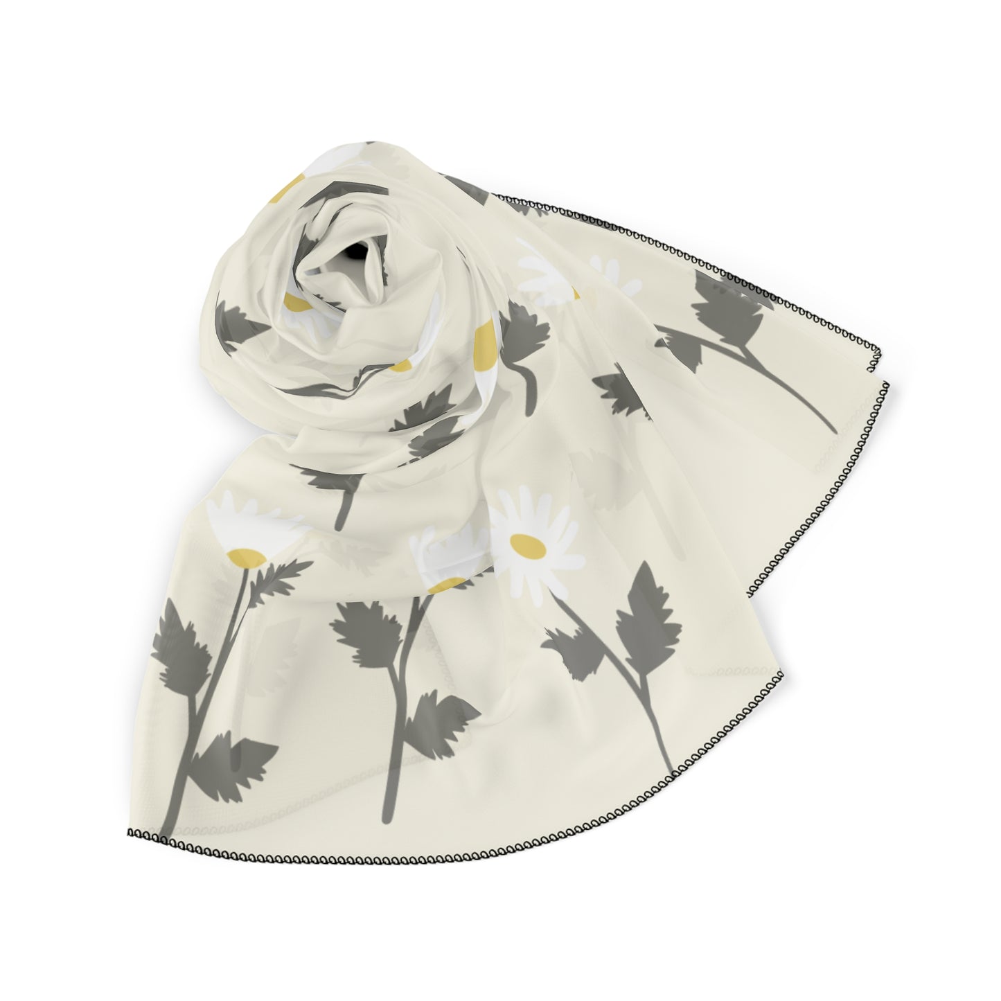 Wild Daisy | Luxe Polyester Scarf