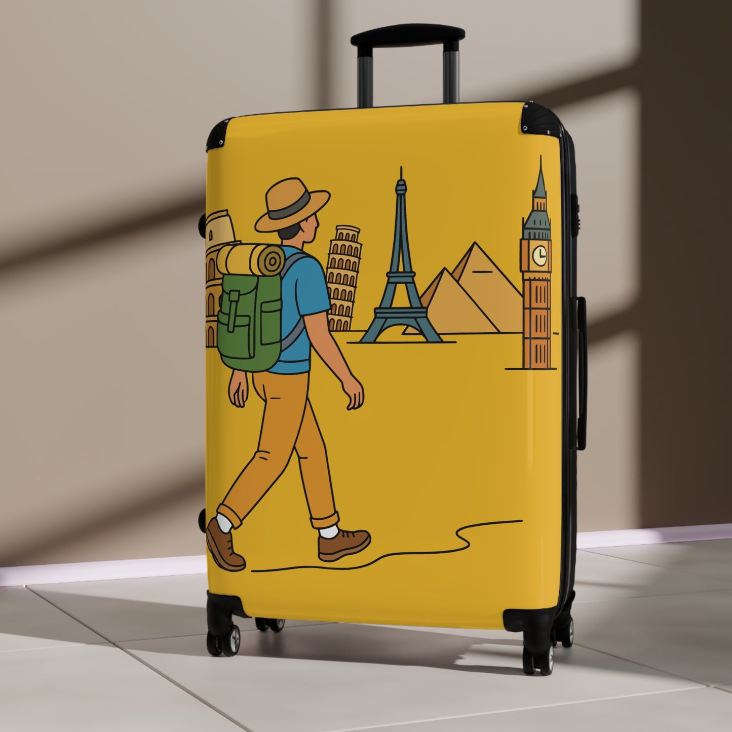 Premium Travel Suitcase | “World Journey” Edition