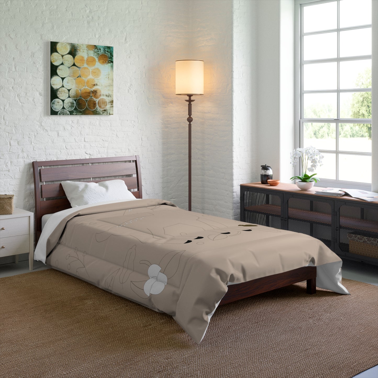 Autumn Deer Comforter | Cozy Sleep | Elegant Bedroom Decor