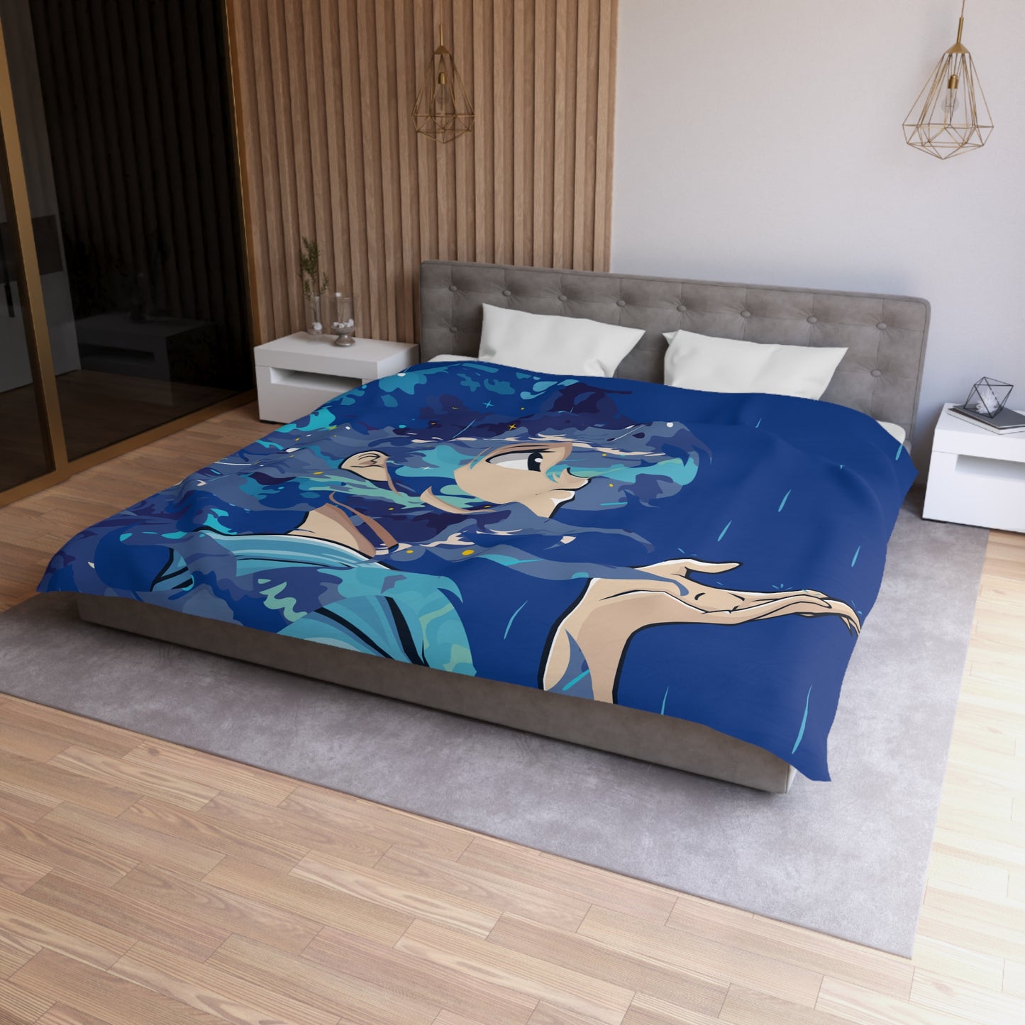 Premium Microfiber Duvet Cover | The Girl in the Rain