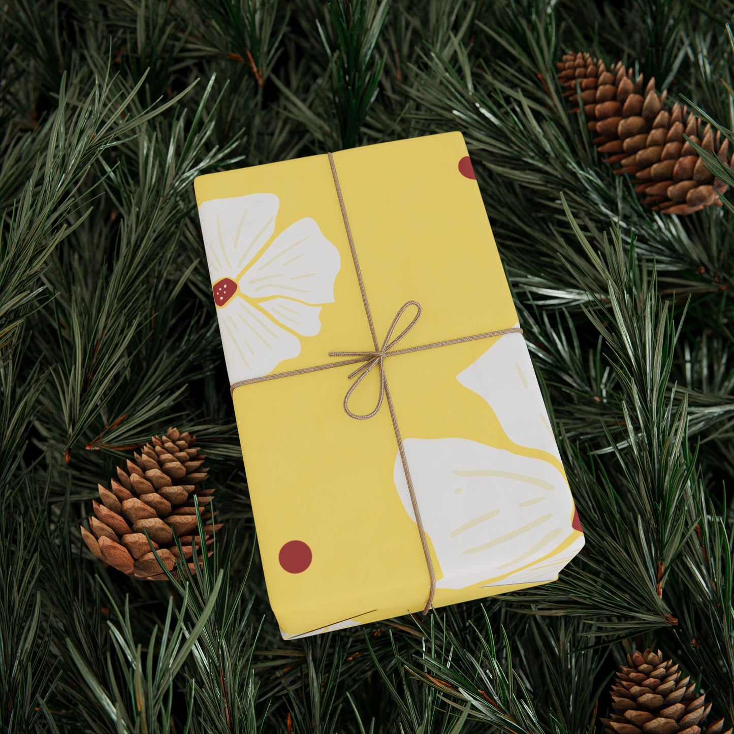 Luxury Bloom Wrapping Paper | Artistic Floral Elegance