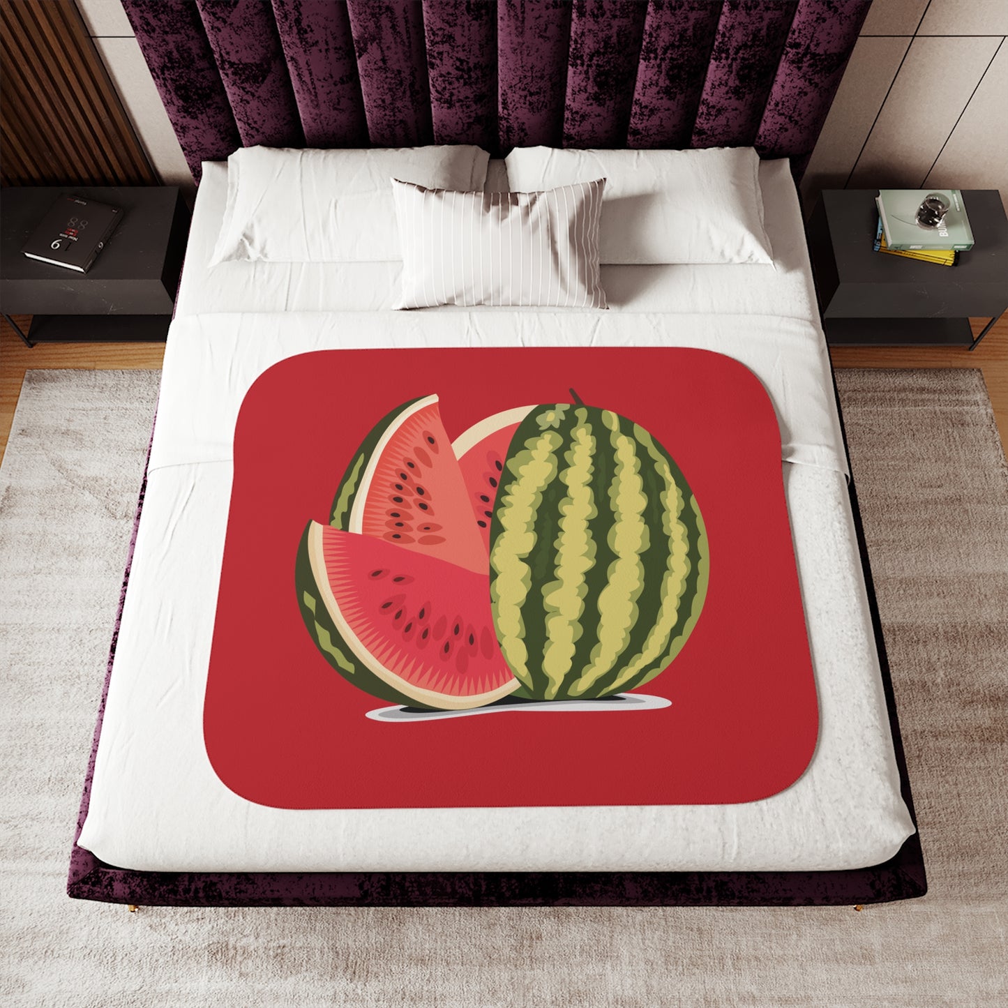 Sweet Slice | Juicy Watermelon Sherpa Blanket