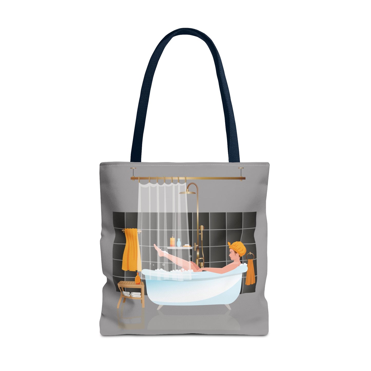 Artistic Tote Bag | Girl in Bathtub | Relaxing & Stylish Accessory