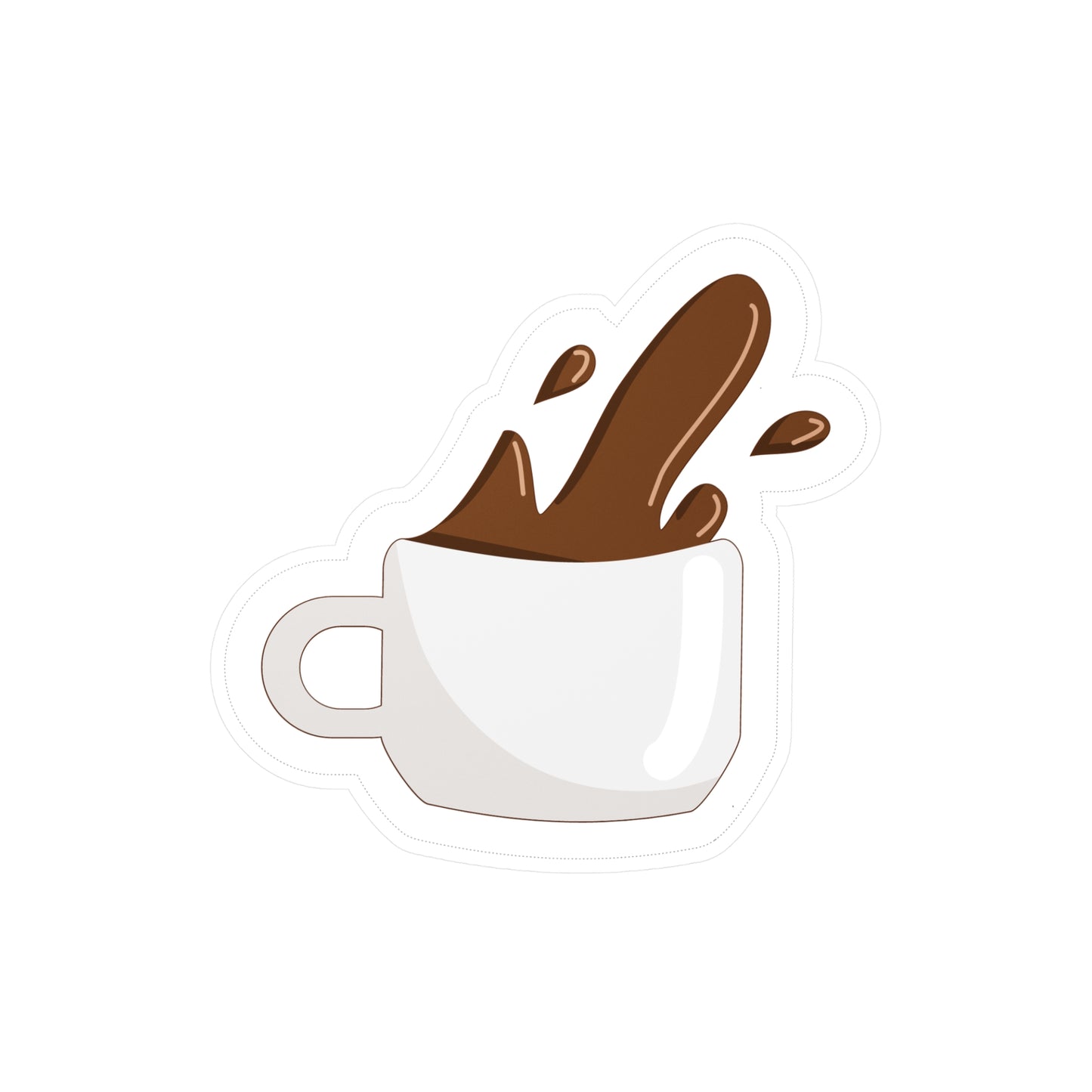 Hot Chocolate Mug Sticker | Sweet & Cozy