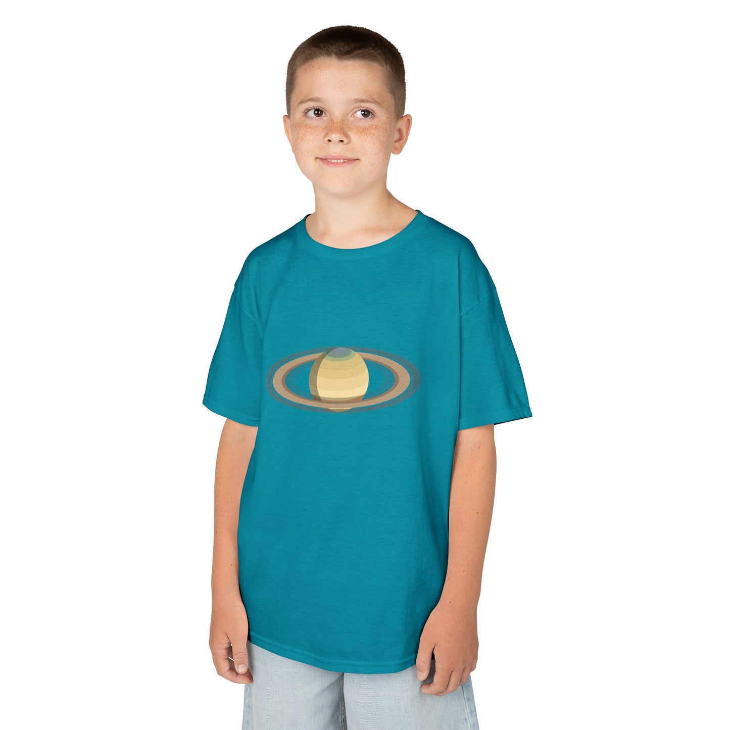 “Little Saturn” Kids Tee | A Planet-Sized Imagination