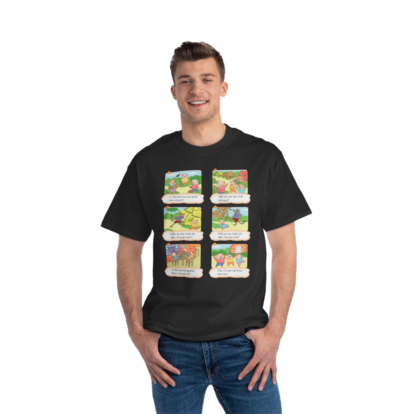 Unisex "Funny Piglets" Graphic Tee