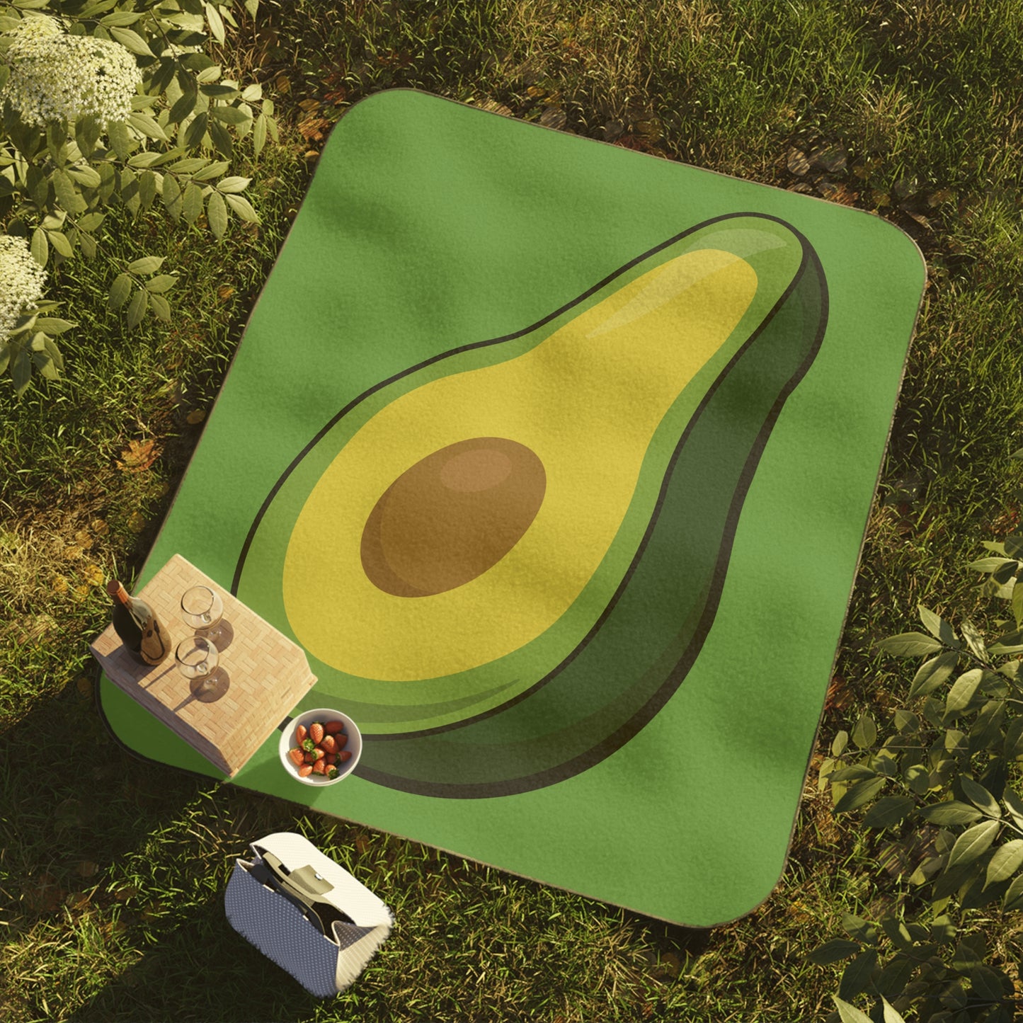 Half Avocado | Fun Picnic Blanket