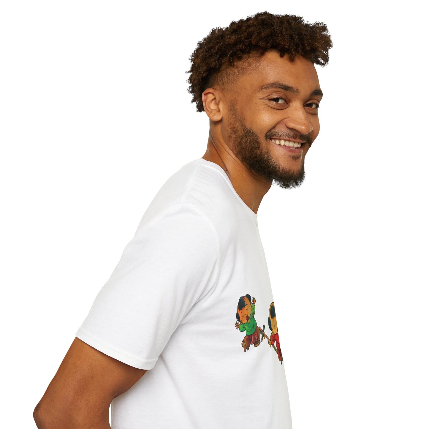 Unisex Softstyle Tee | "Cuop Co" | Vietnamese Traditional Flag-Stealing Game