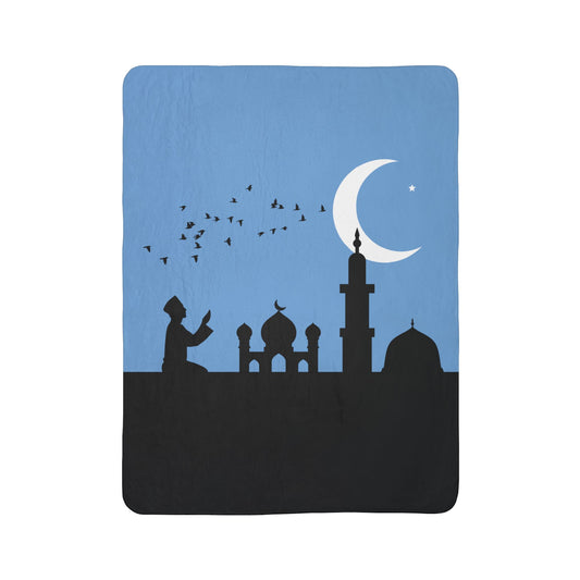 "Prayer Moment" Sherpa Blanket | Softness for the Soul