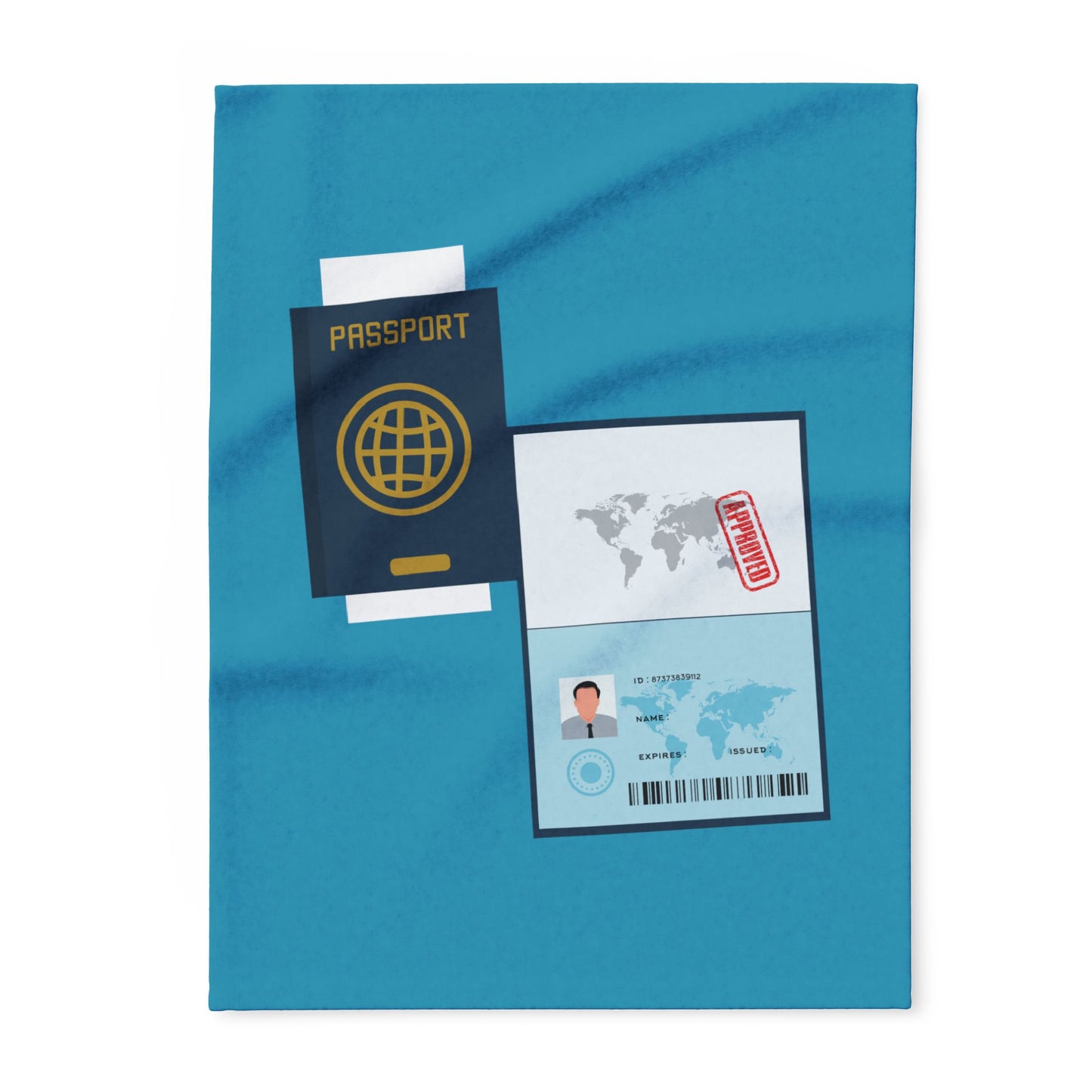 Dream Passport Blanket | Cozy Comfort for Travel Lovers