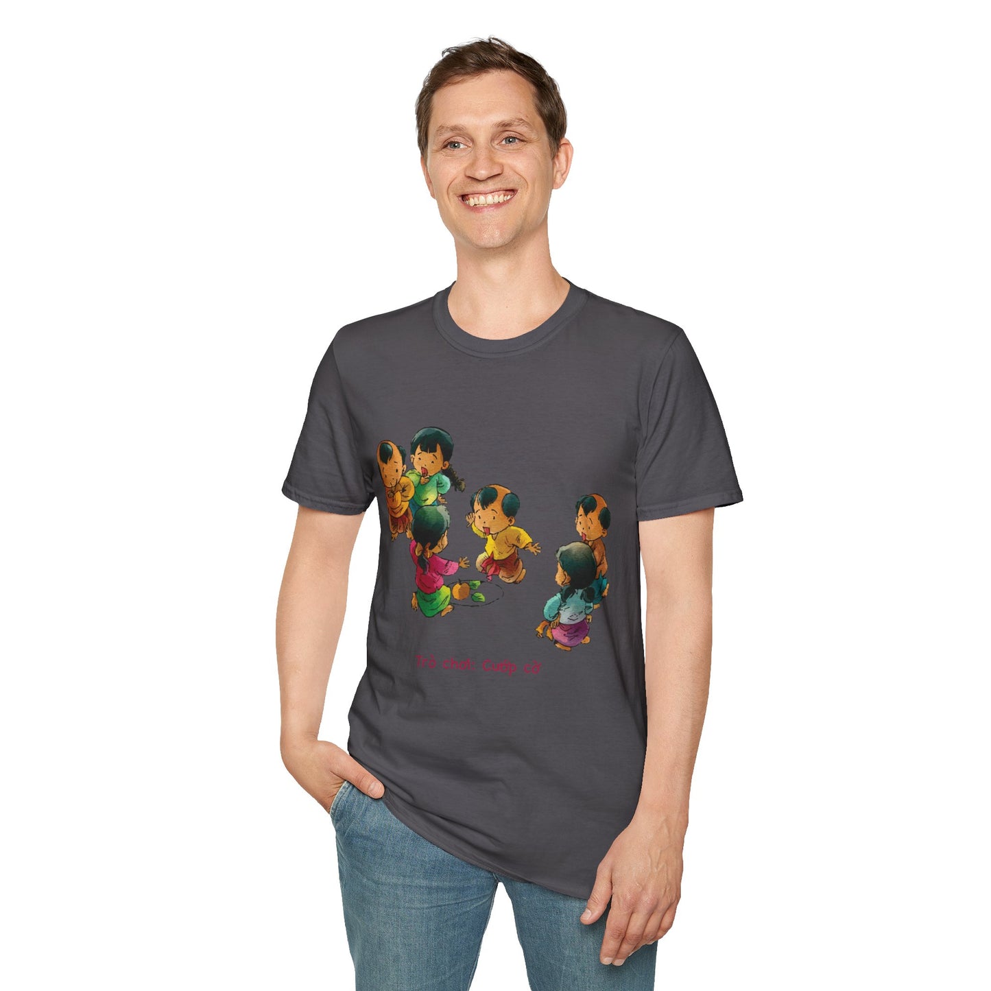 "Flag Snatching" Unisex T-Shirt | Vietnamese Childhood Nostalgia | Traditional Folk Game Graphic Tee