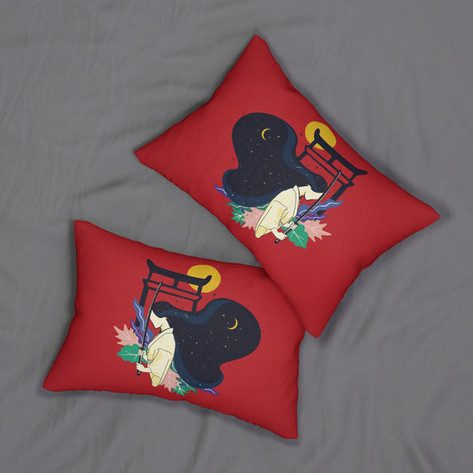 “Torii in Japan” Decorative Lumbar Pillow | Elegance & Calm in Every Detail