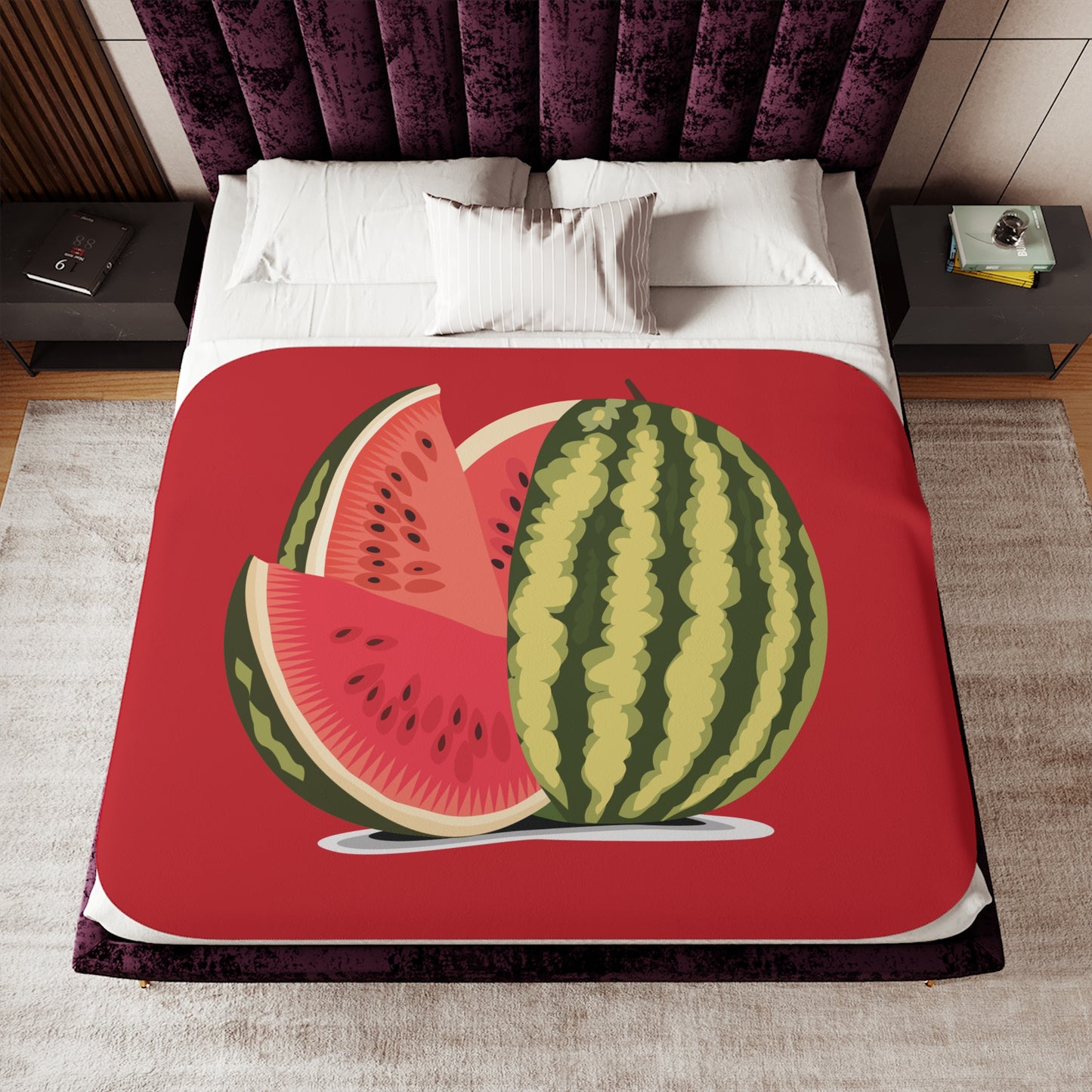 Sweet Slice | Juicy Watermelon Sherpa Blanket