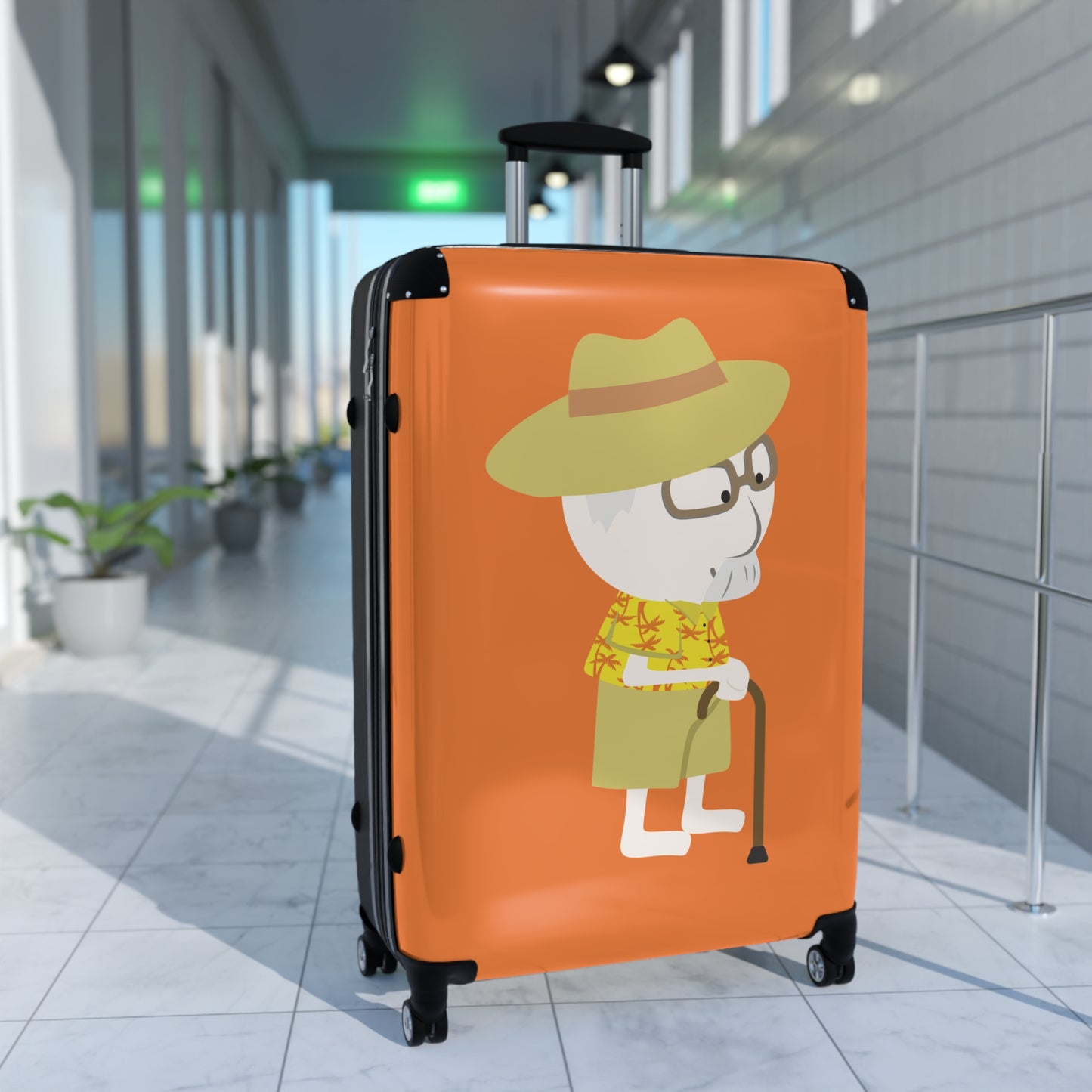 Minimalist Grandpa Suitcase | Travel with Character