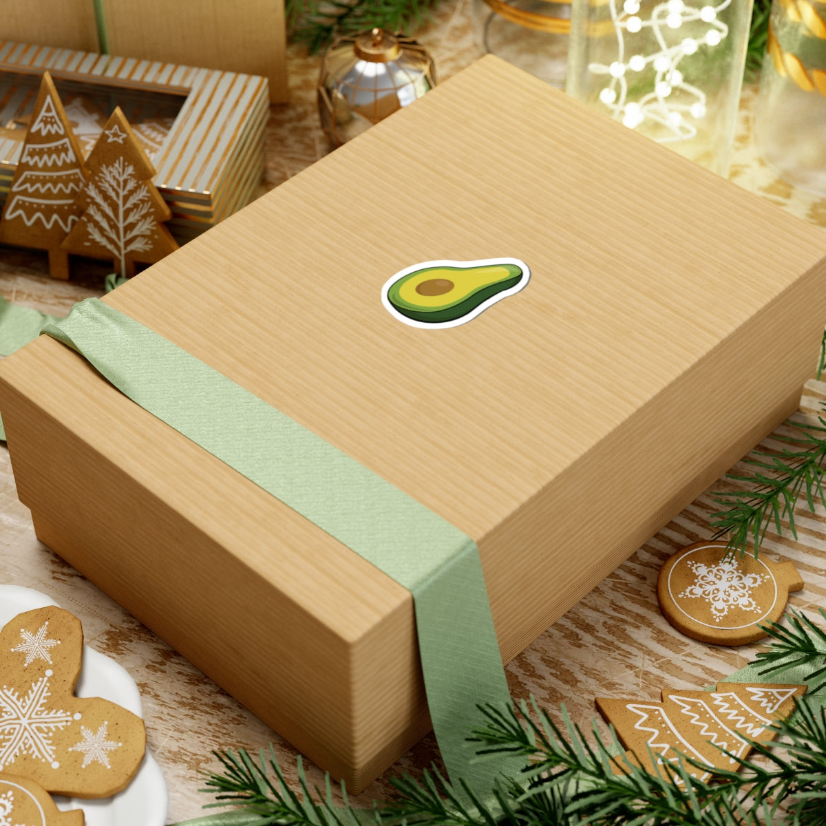 Half Avocado | Fun Kiss-Cut Sticker