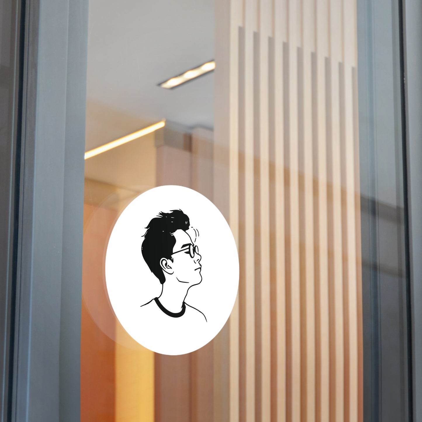 Round Sticker | Portrait of a Boy
