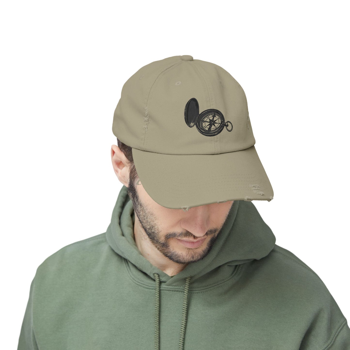 Compass & Confidence | Vintage Distressed Cap for Adventurous Souls
