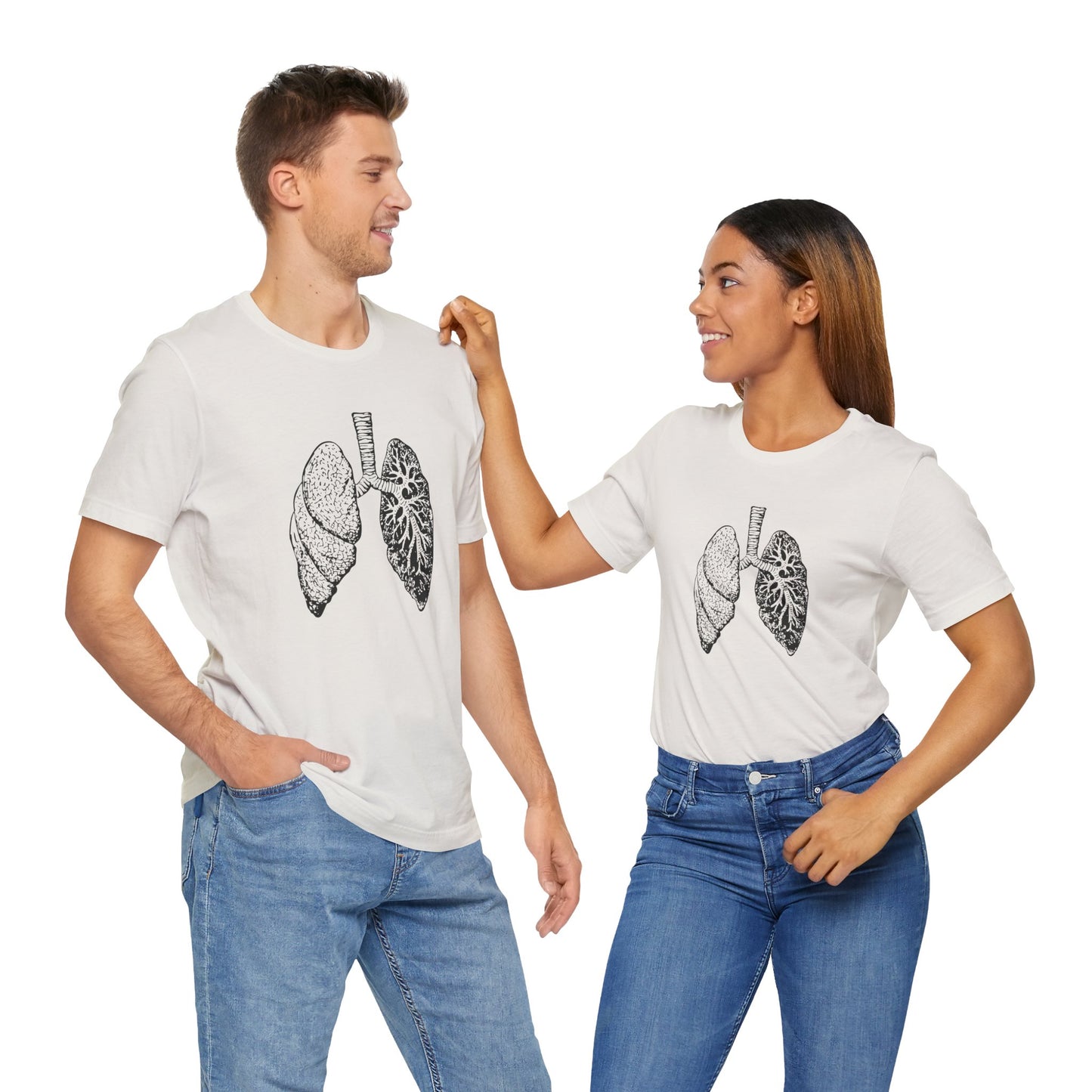 Unisex T-Shirt | Artistic Lung Anatomy Design