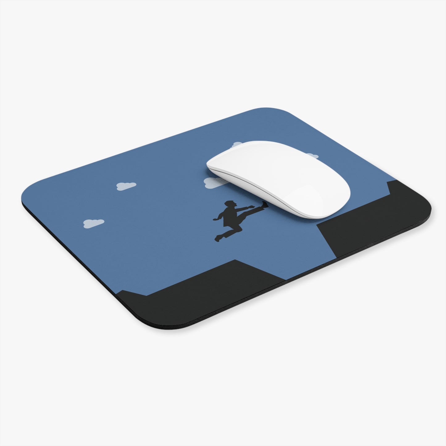 “Decisive Leap” Mouse Pad | Minimalist & Motivating