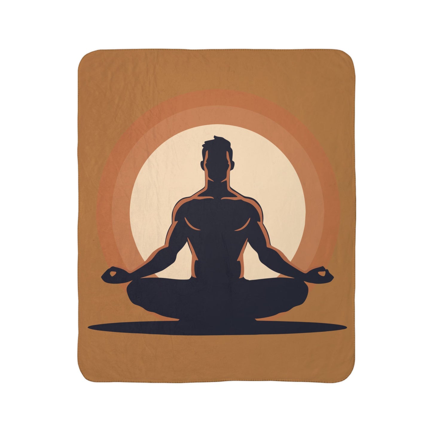 “Zen Lotus” Sherpa Blanket | Inner Peace in Every Fiber