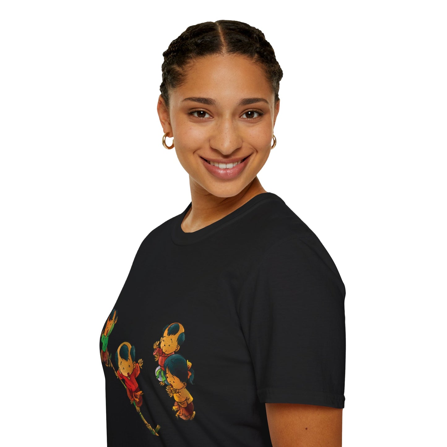 Unisex Softstyle Tee | "Cuop Co" | Vietnamese Traditional Flag-Stealing Game