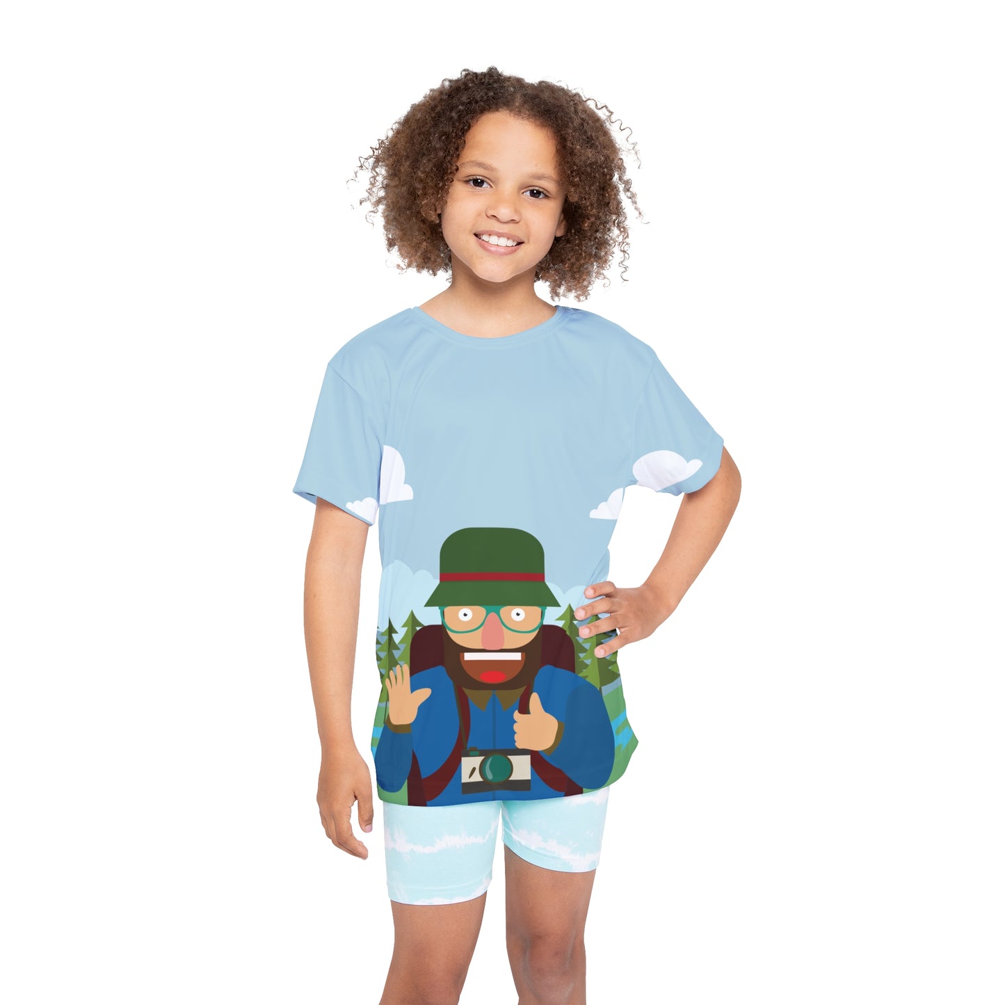 “Festive Explorer” Kids Sports Jersey | Active Holiday Fun