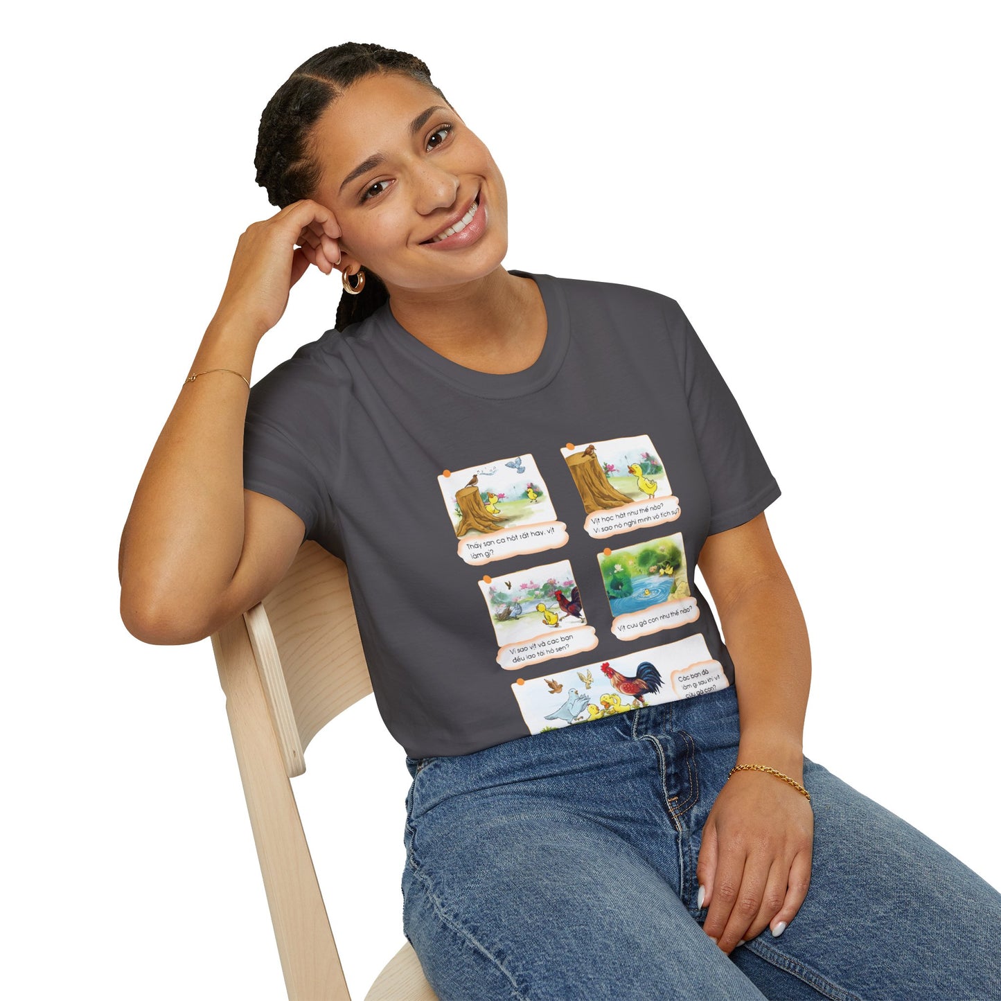 Premium Unisex T-Shirt | The Story of Duck and Lark