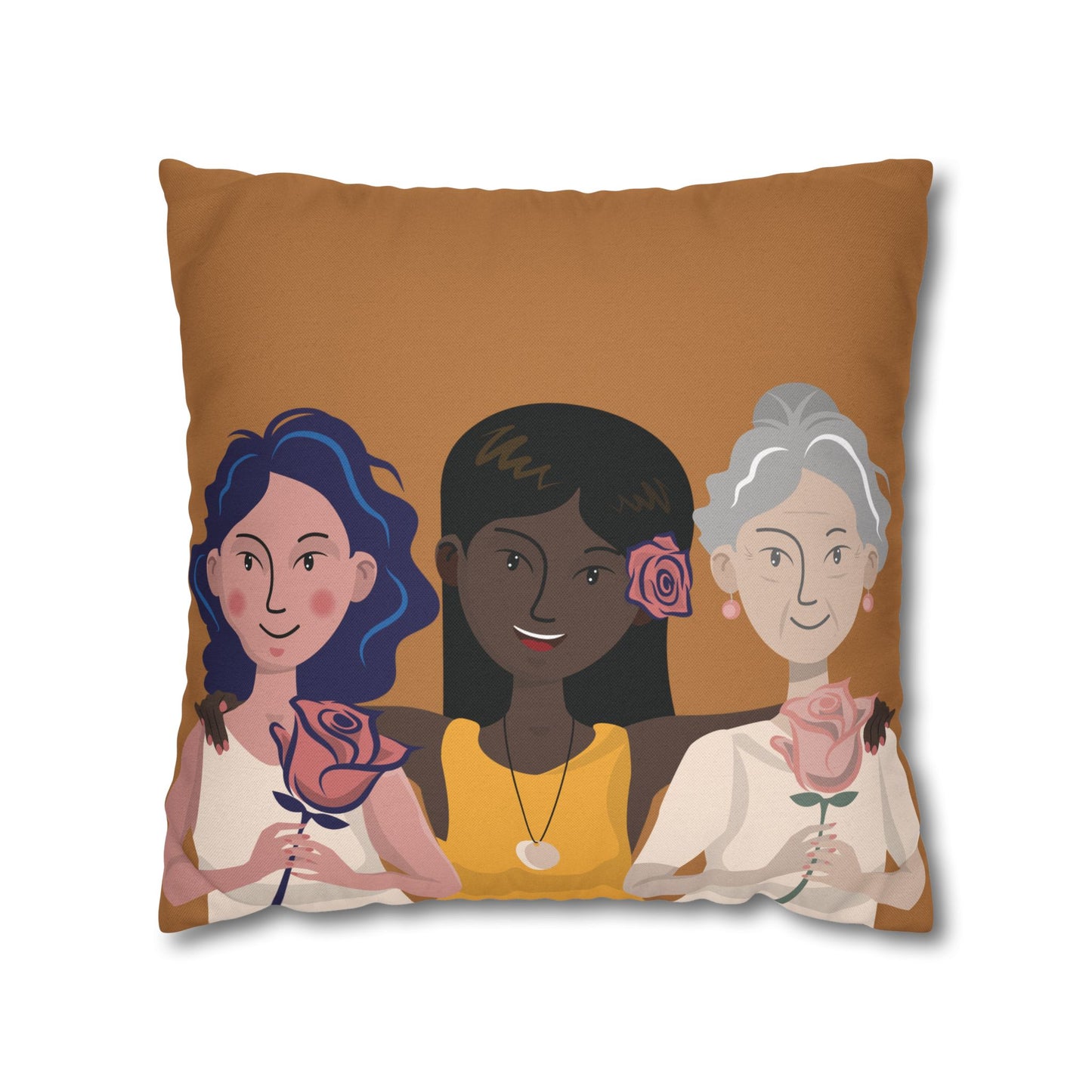 Decorative Pillowcase – “Celebrating Women” | Minimalist Art