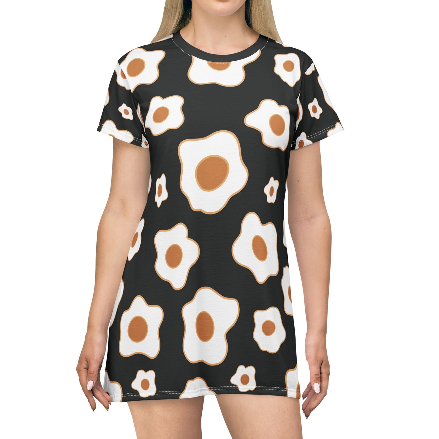 Egg Bloom T-Shirt Dress | Minimal Yet Playful