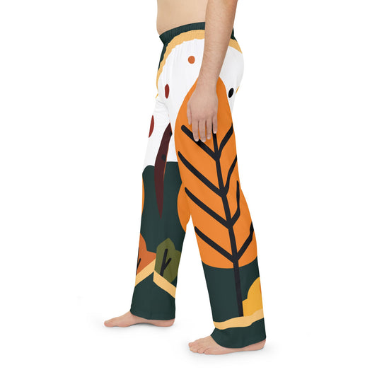“Autumn Forest Calm” Men's Pajama Pants | Tranquility in Every Thread