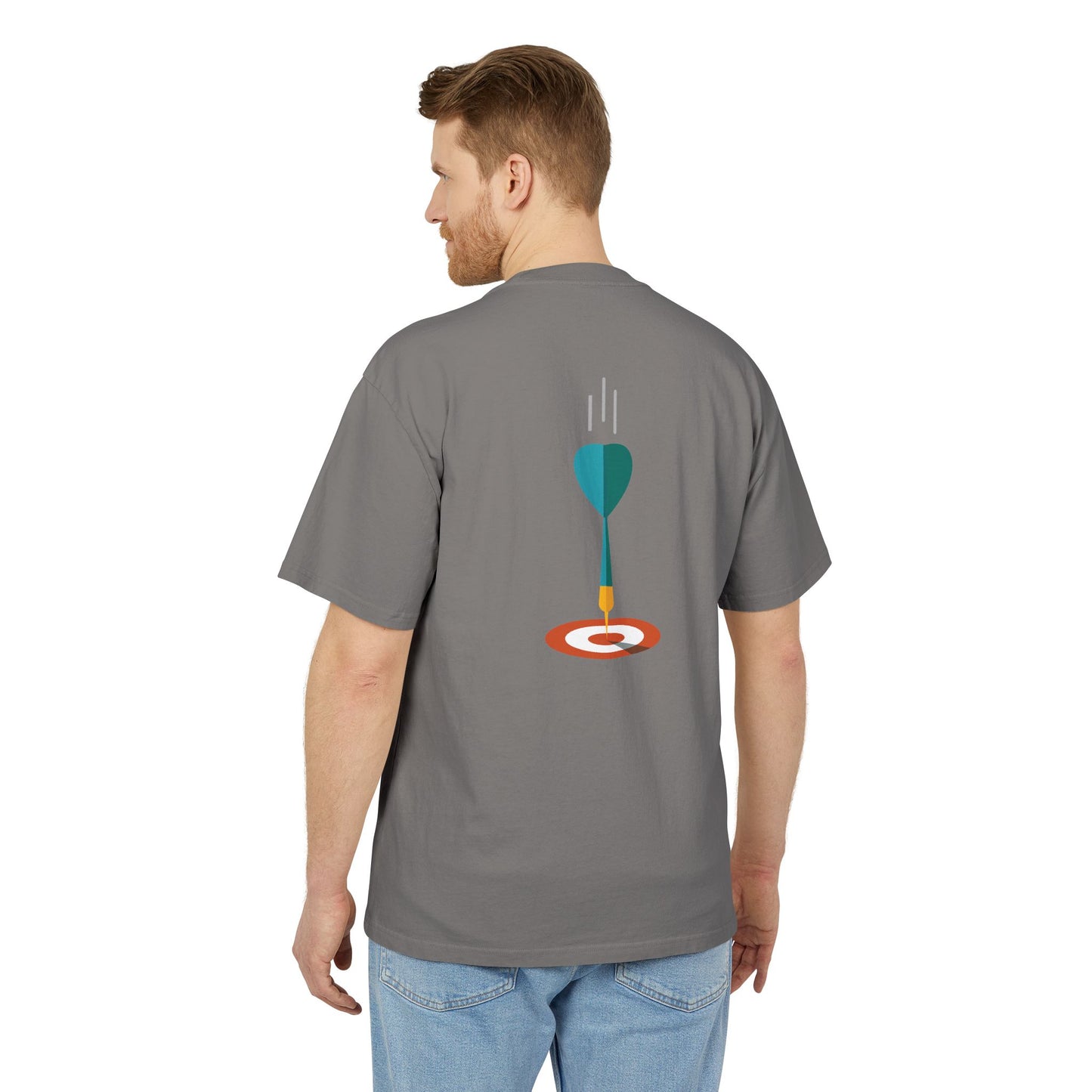 Target Locked | Unisex Heavy Tee | Boss Mindset On Your Back