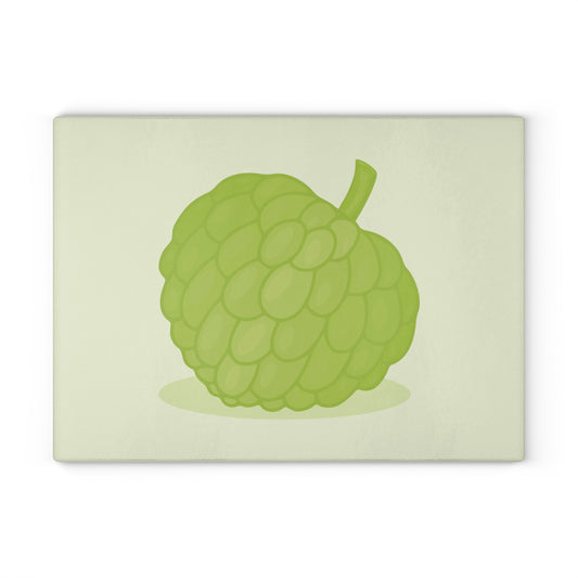Custard Apple Glass Cutting Board | Nature Meets Minimalism