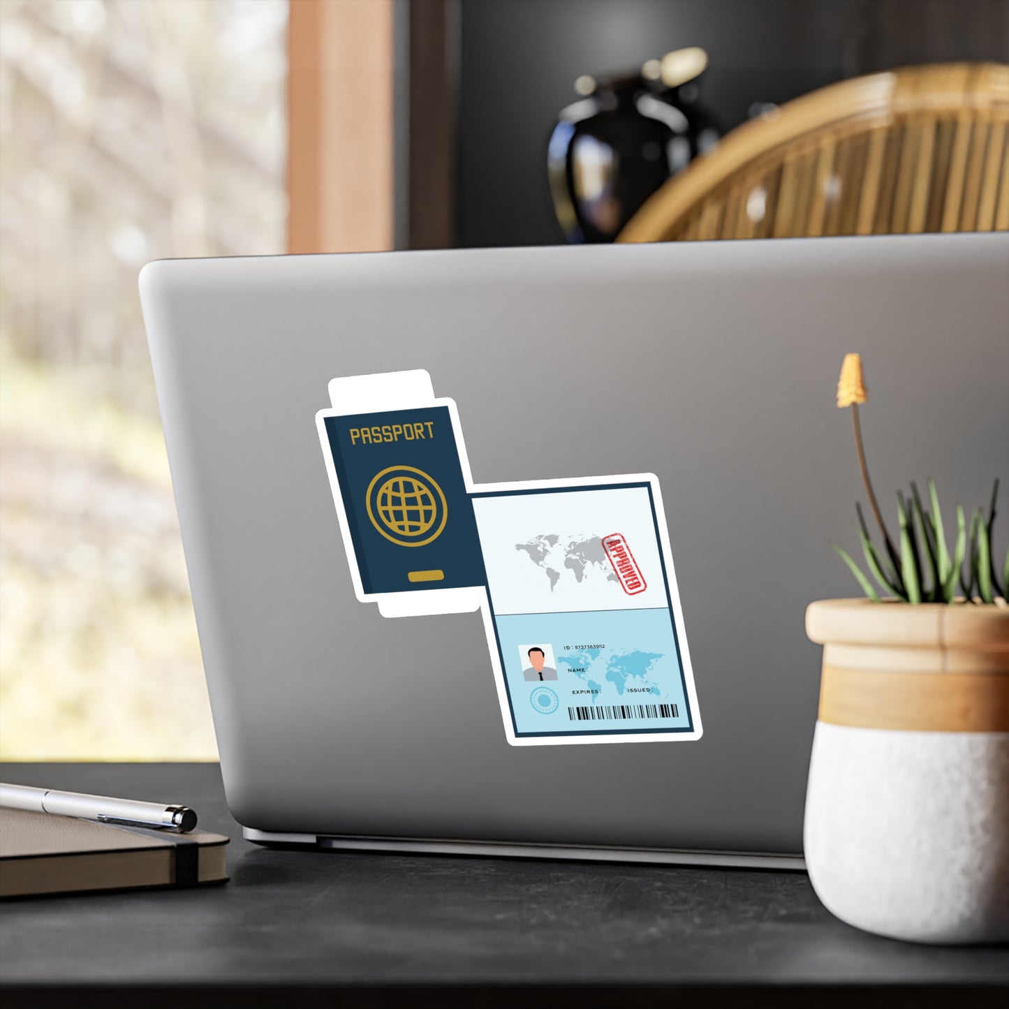 Mini Passport Sticker | Travel the World, One Peel at a Time