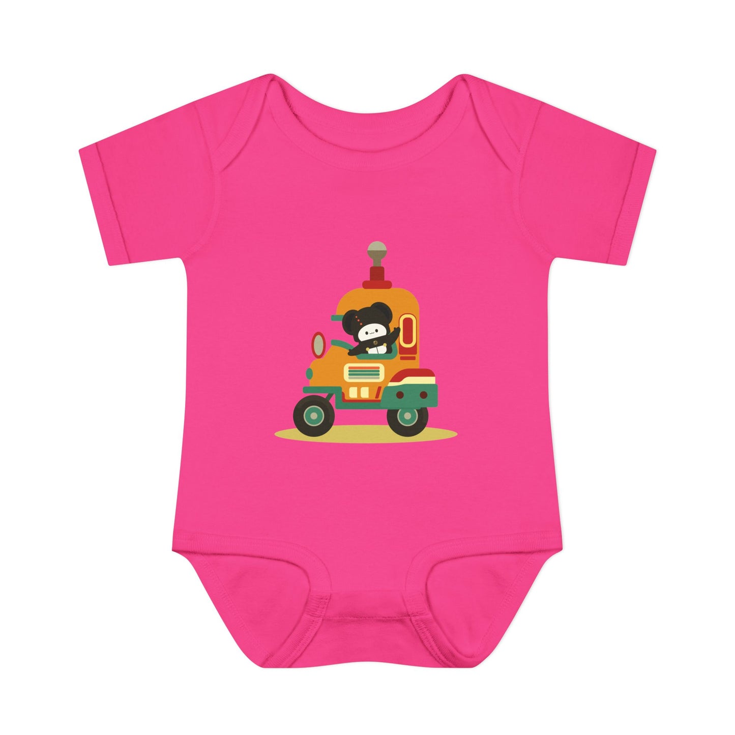 Ultra-Soft Infant Bodysuit | Little Bear on a Ride