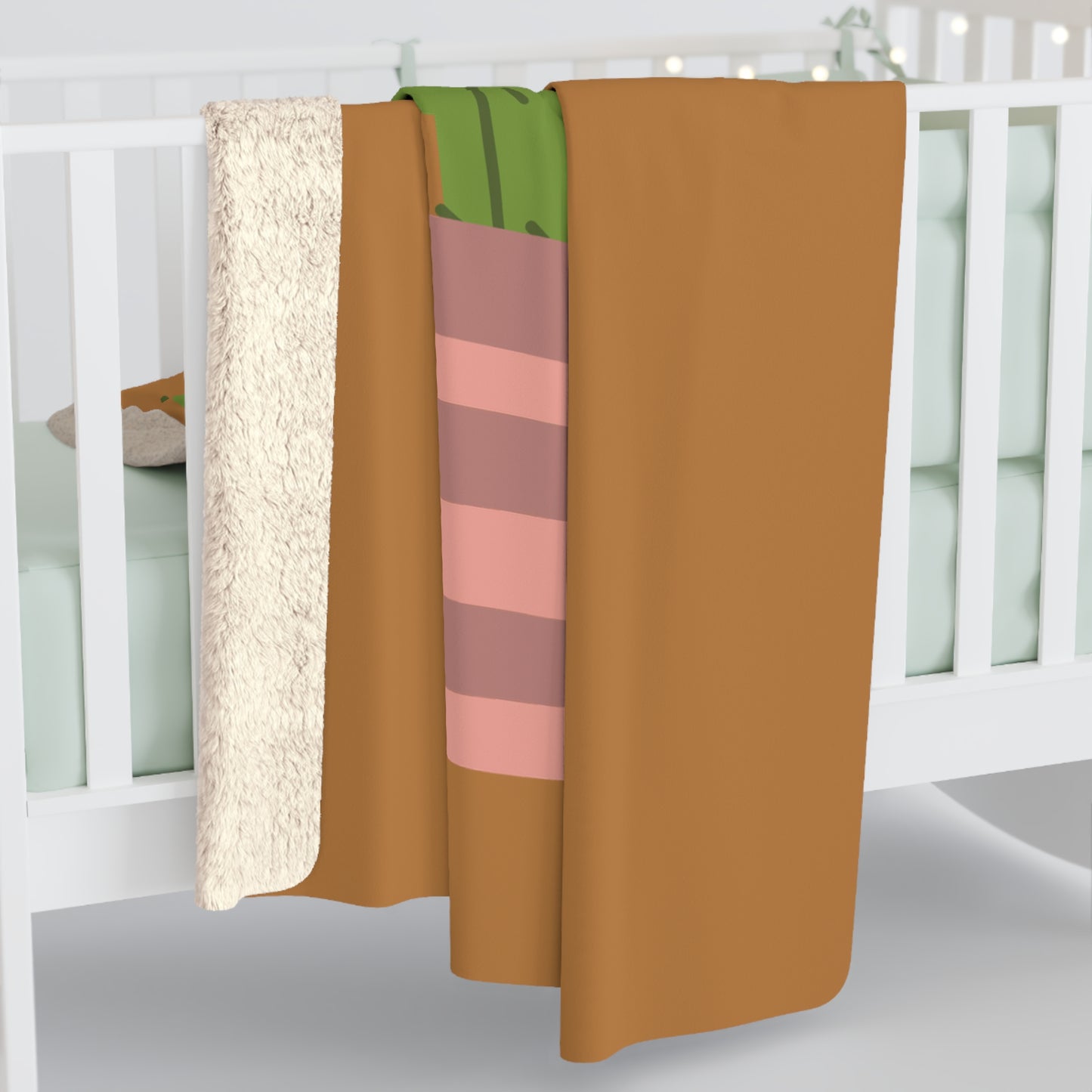 Cactus Sherpa Fleece Blanket | Cute Comfort with a Prickly Personality