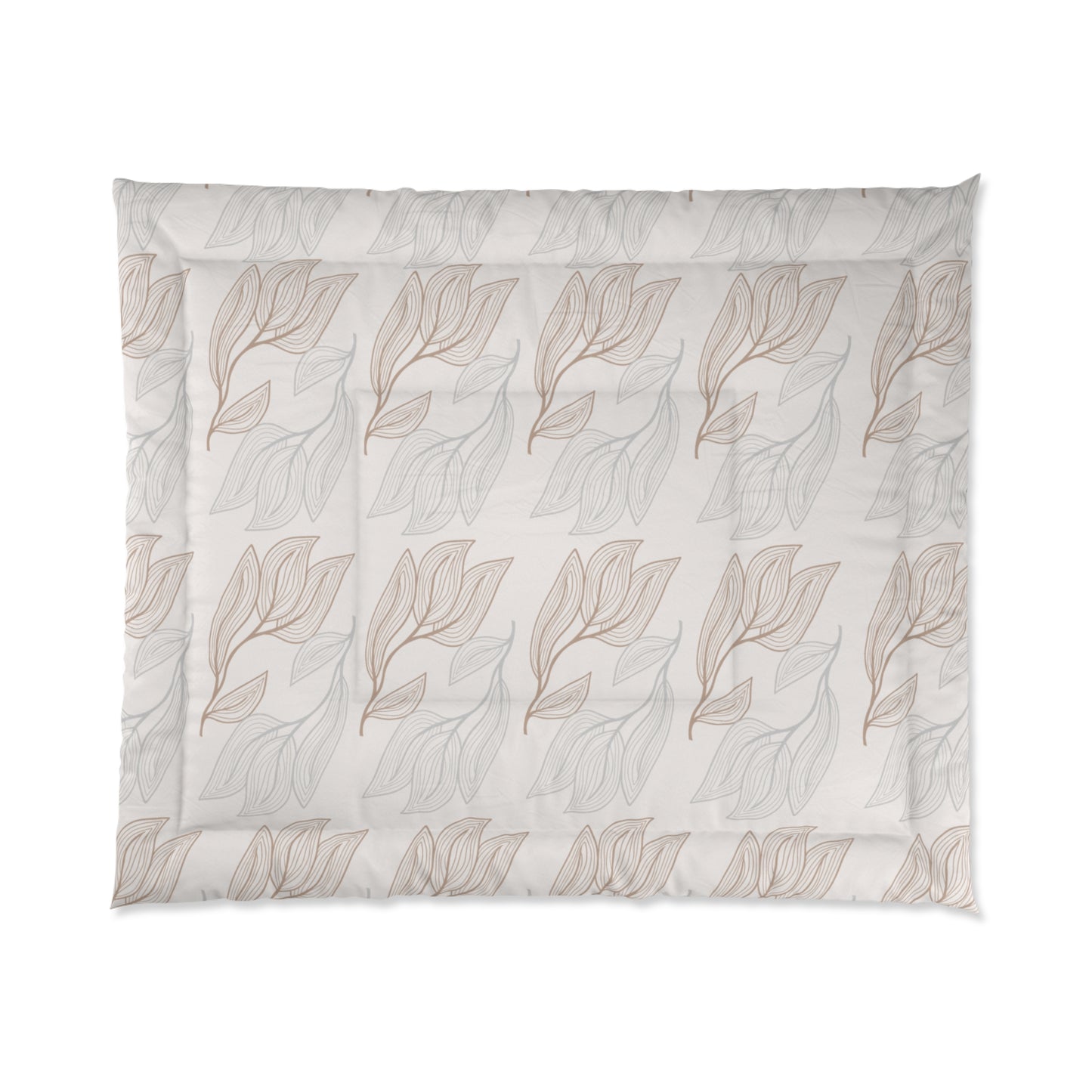 Luxury Canopy Comforter | Abstract Nature Leaf Design