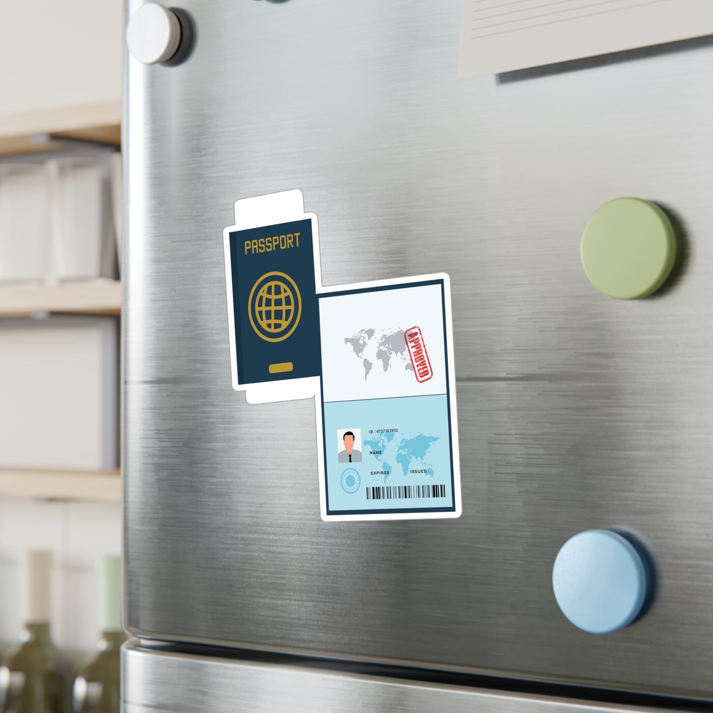 Mini Passport Sticker | Travel the World, One Peel at a Time