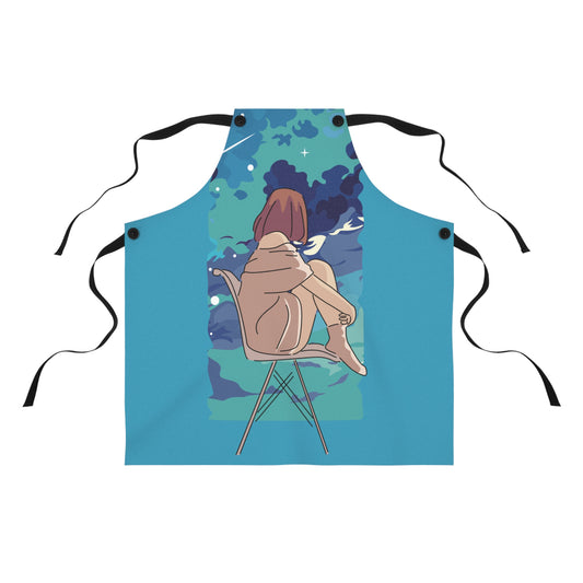 “Cloud Gazing” Apron | Peaceful Cooking Moments