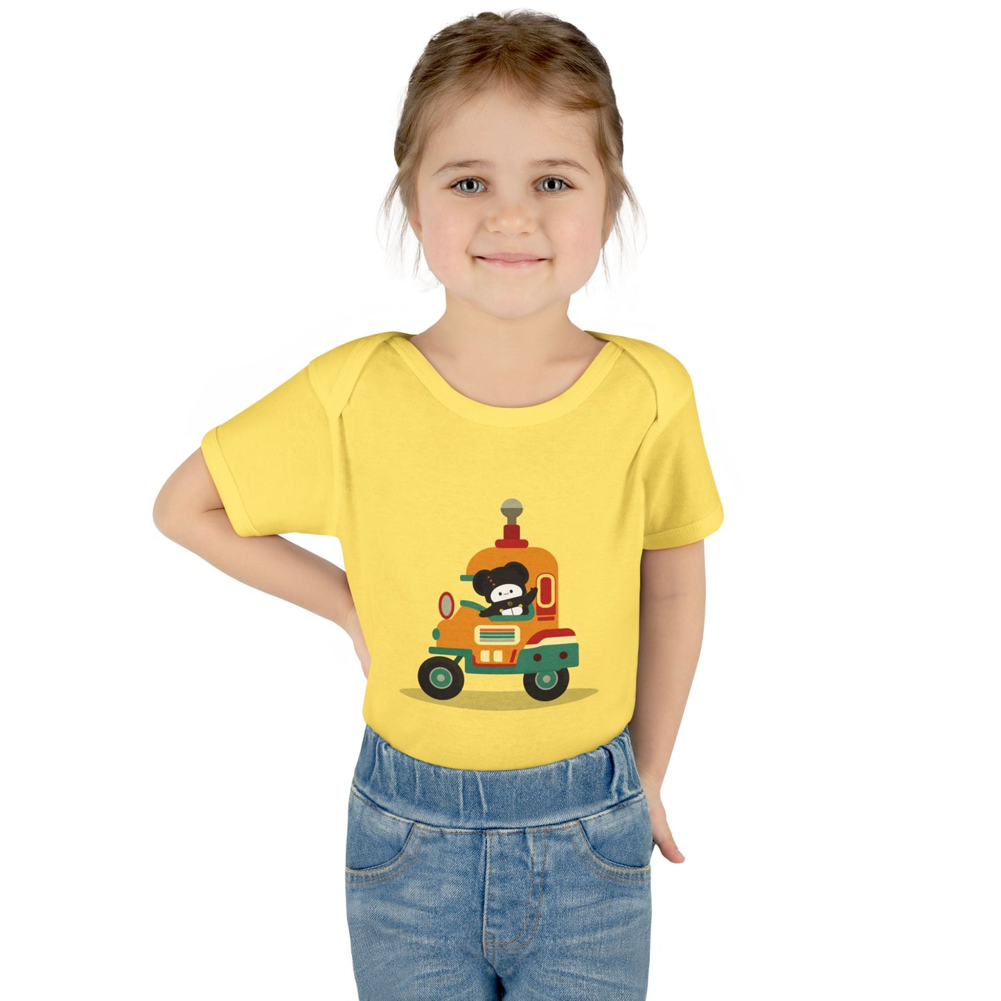 Ultra-Soft Infant Bodysuit | Little Bear on a Ride