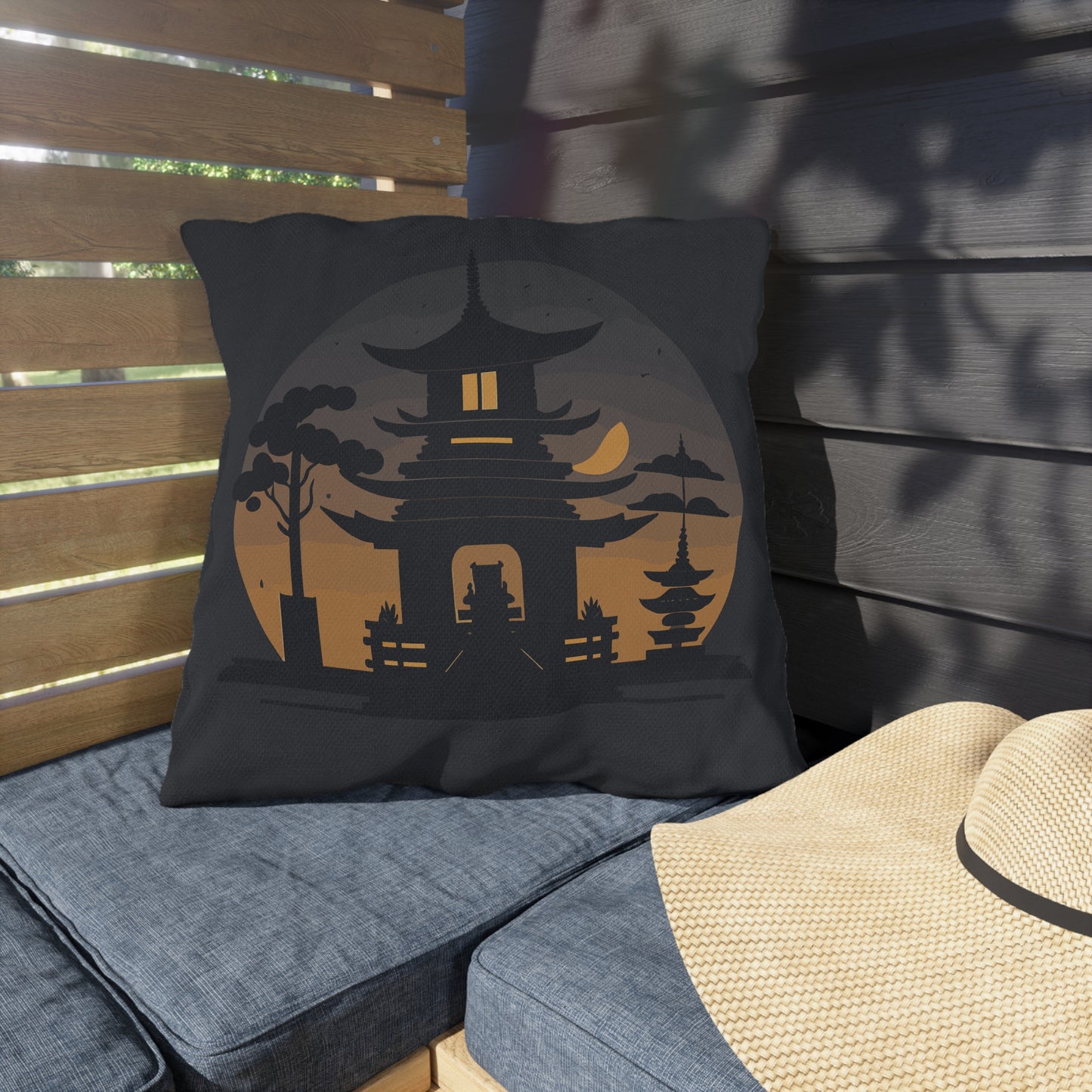 “Tibetan Light” Outdoor Pillow | Stillness in the Open Air
