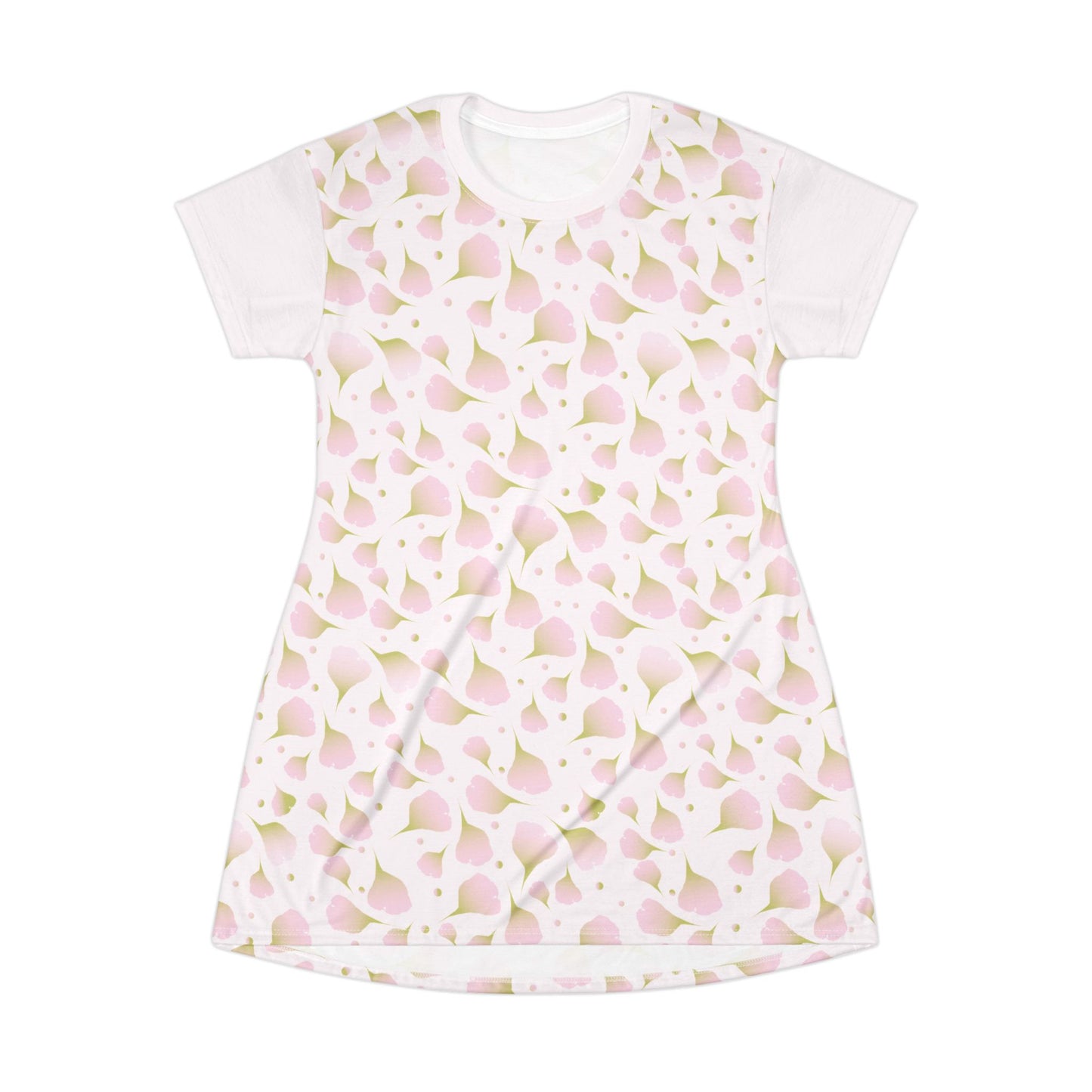 Women’s T-Shirt Dress | Rose Petals | Elegant – Feminine – Stylish