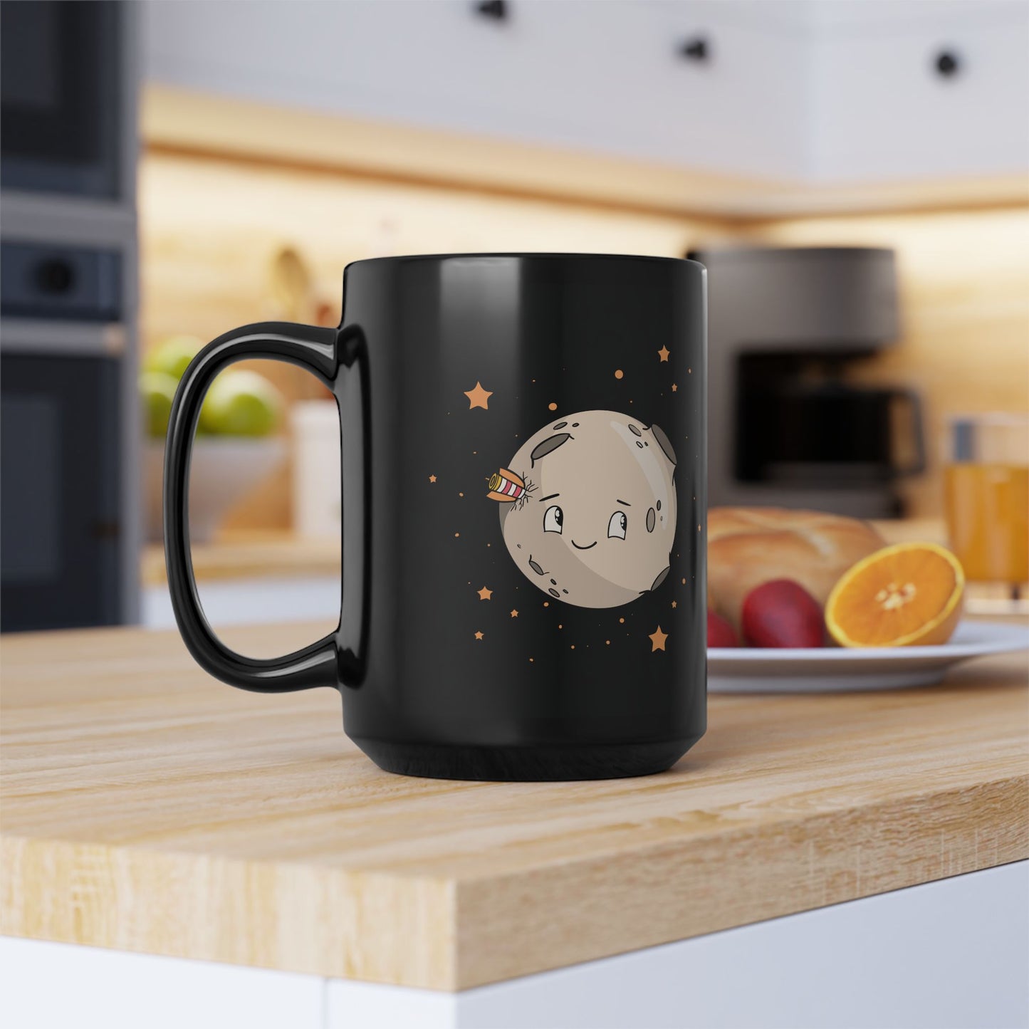 “Moon in the Galaxy” Ceramic Mug | Stillness in Every Sip