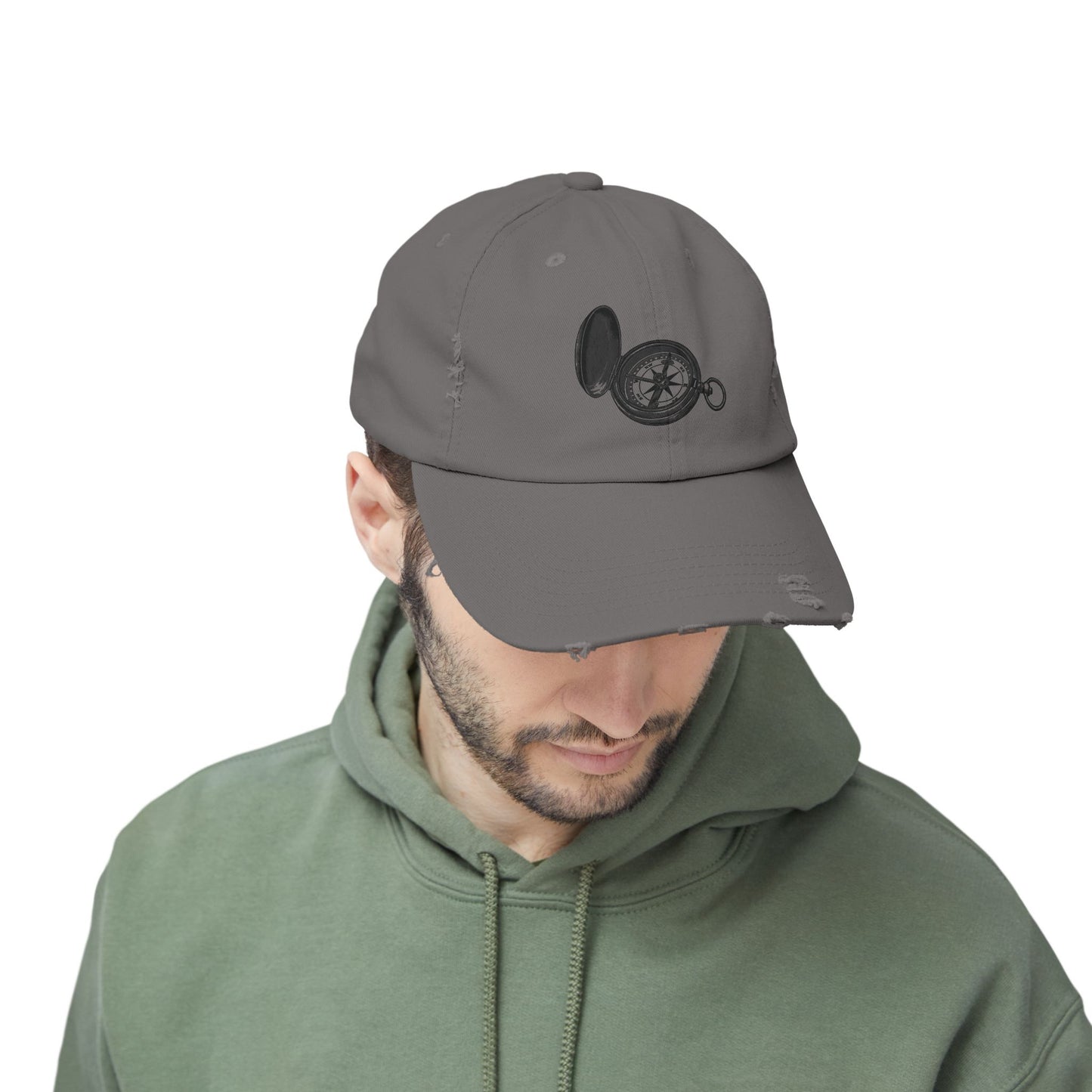 Compass & Confidence | Vintage Distressed Cap for Adventurous Souls