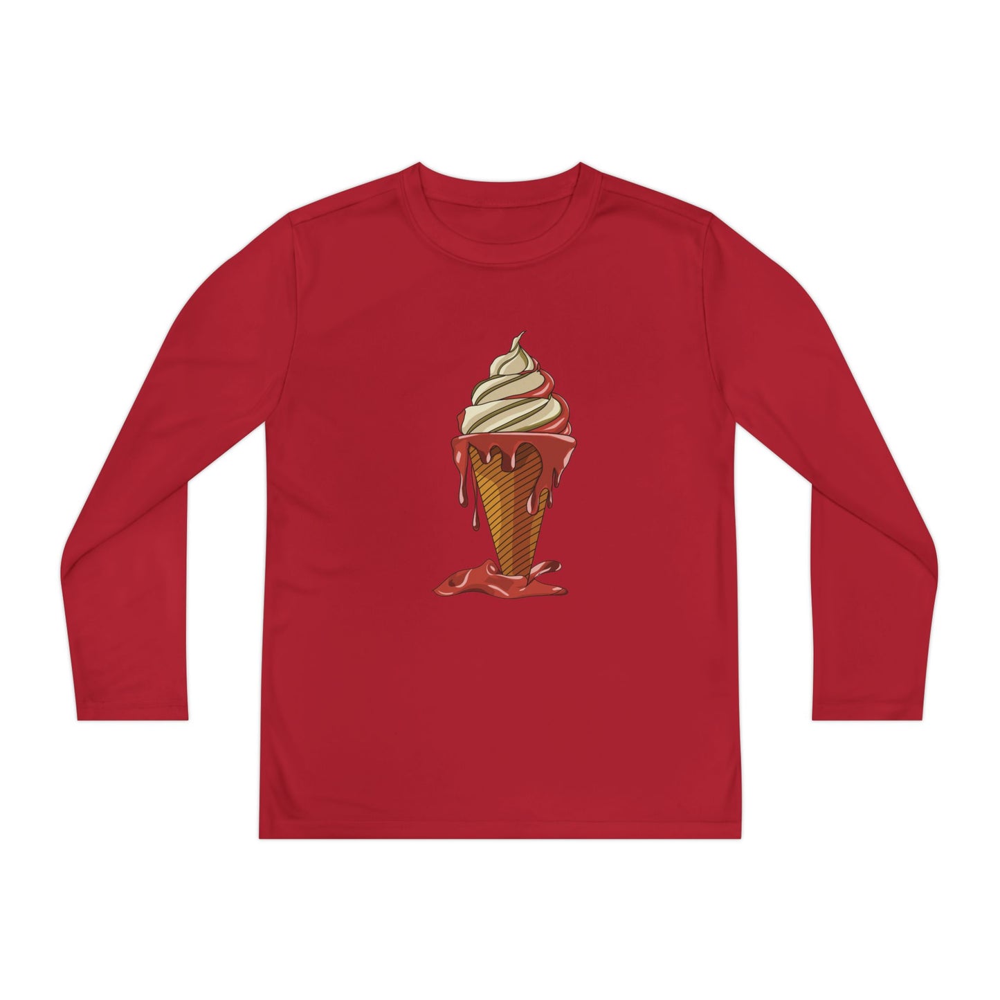 Youth Long Sleeve Tee | Melting Ice Cream Fun