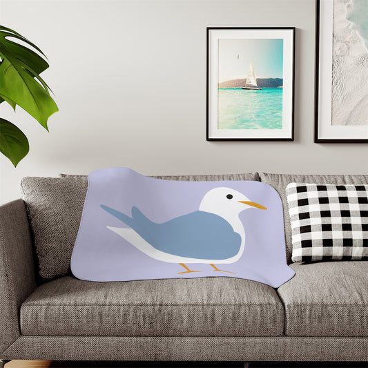 Sherpa Blanket | Moorhen Bird | Softness and Elegance