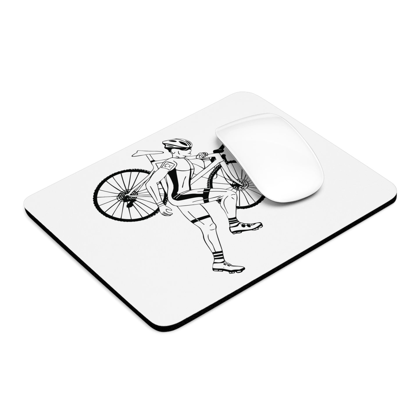 Cyclist Mouse Pad | Minimal Ride, Maximum Flow