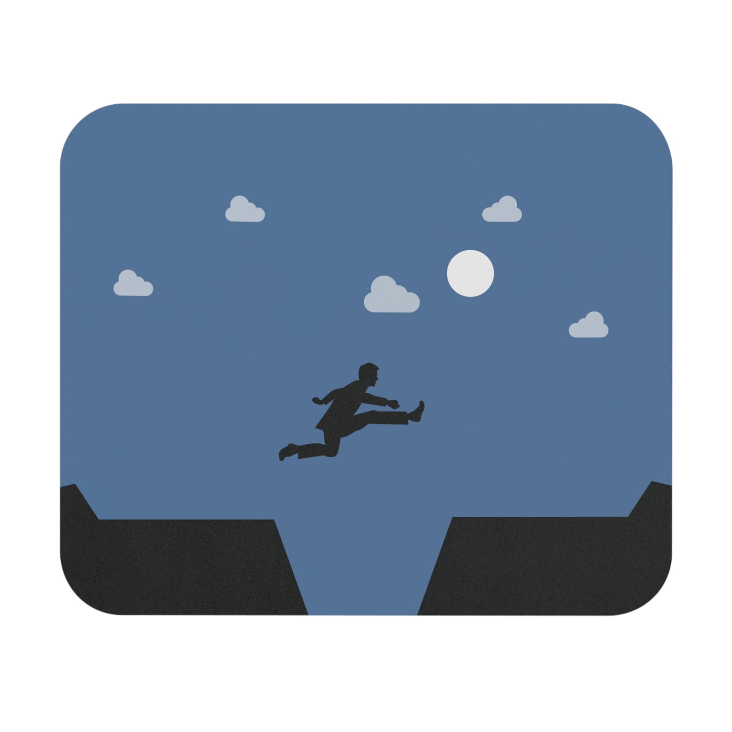 “Decisive Leap” Mouse Pad | Minimalist & Motivating