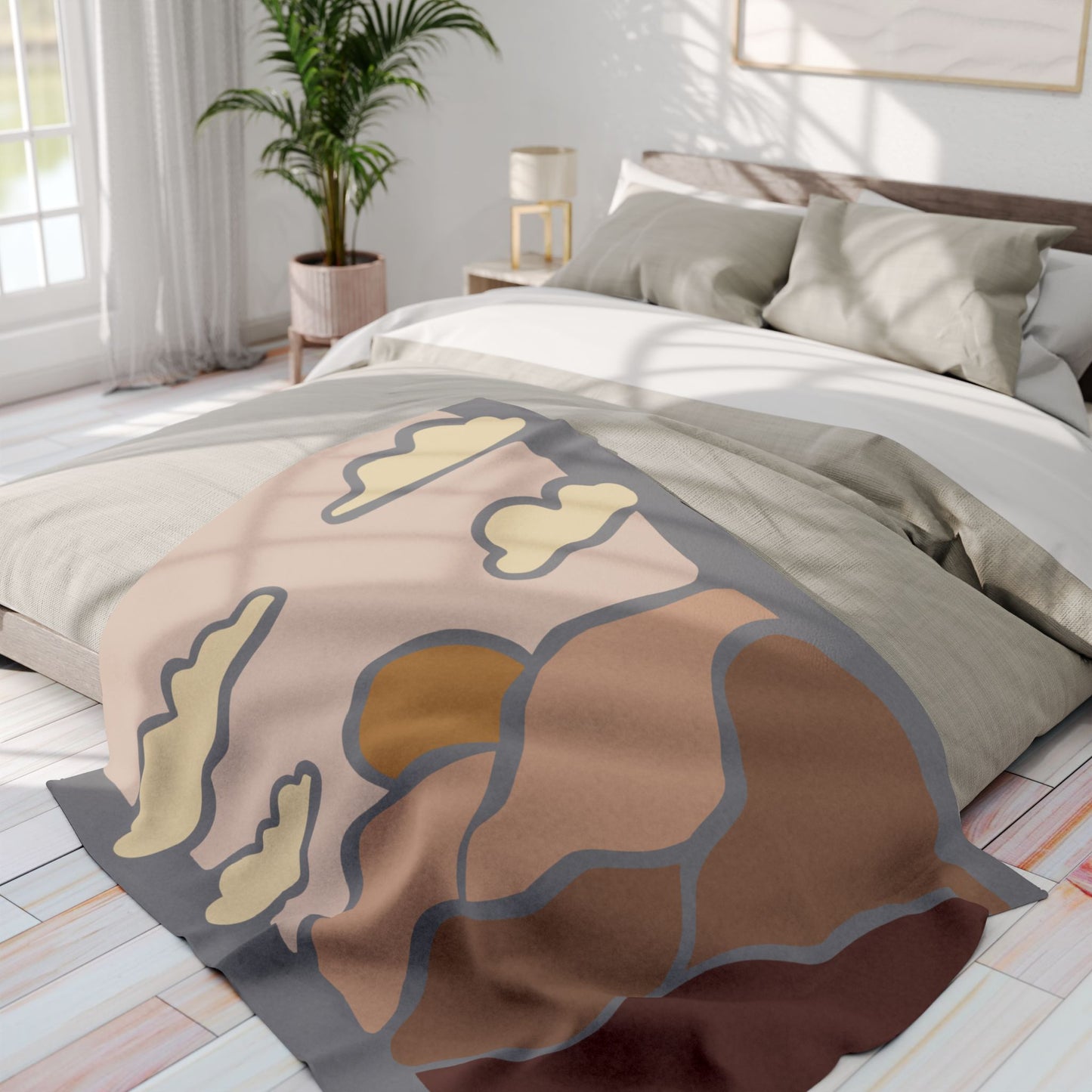 Summer Sun Fleece Blanket | Warmth with a Smile